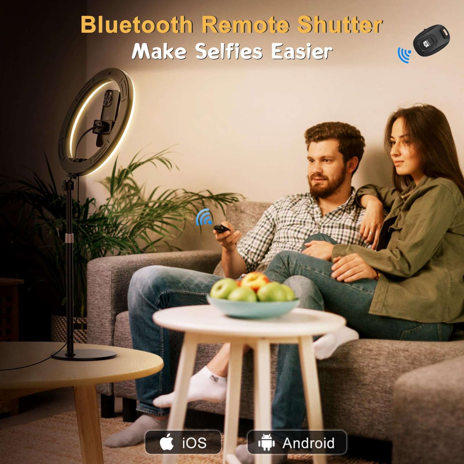 12" LED Ring Light with 62" Adjustable Tripod for iPhone, Camera & Live Streaming – Dimmable Lighting for Makeup, Video Recording, YouTube, TikTok, Photography 5