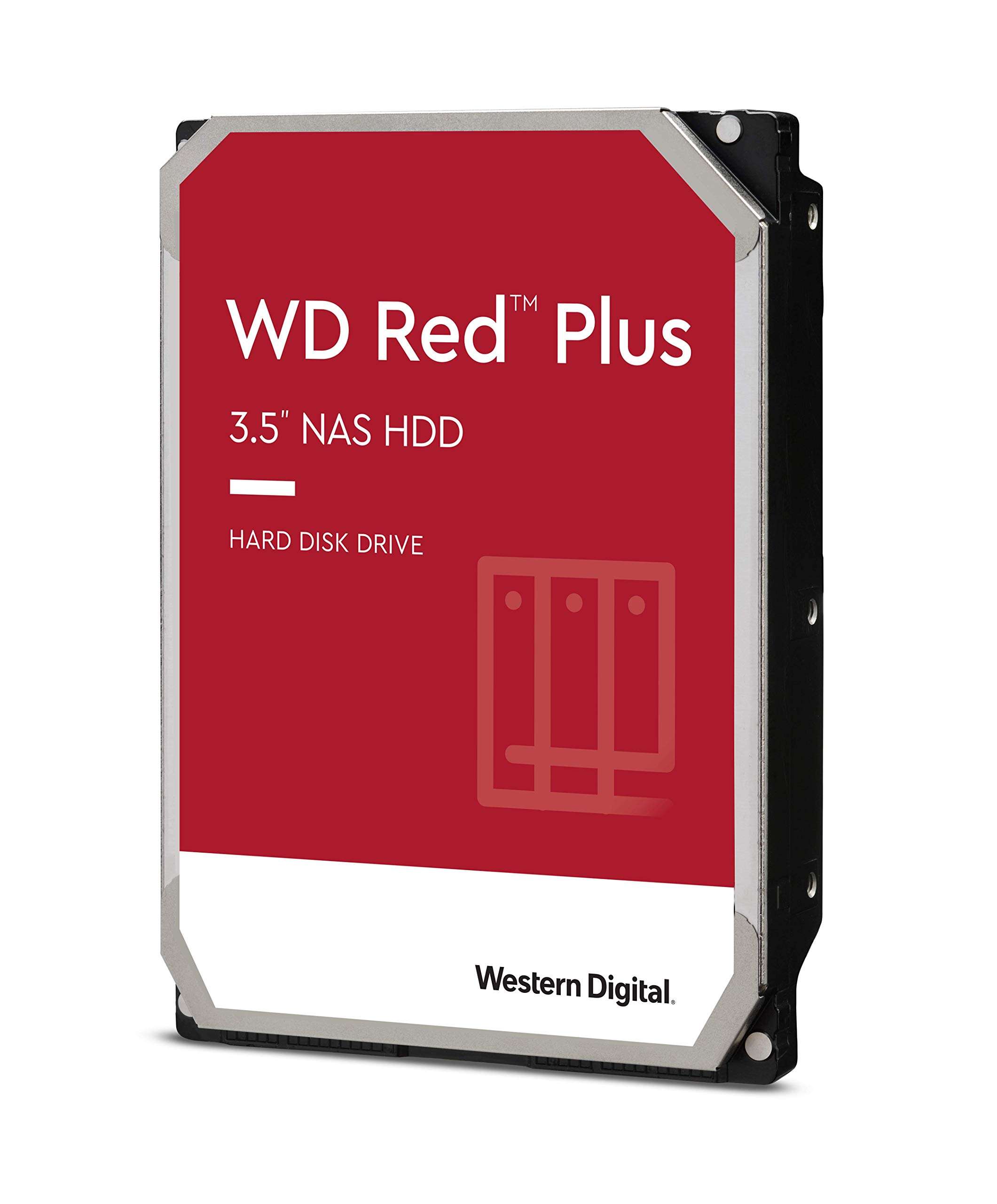 WD Diskless My Cloud Pro Series PR4100 Network Attached Storage - NAS - WDBNFA0000NBK-NESN & Western Digital 4TB WD Red Plus NAS Internal Hard Drive HDD - WD40EFZX 5