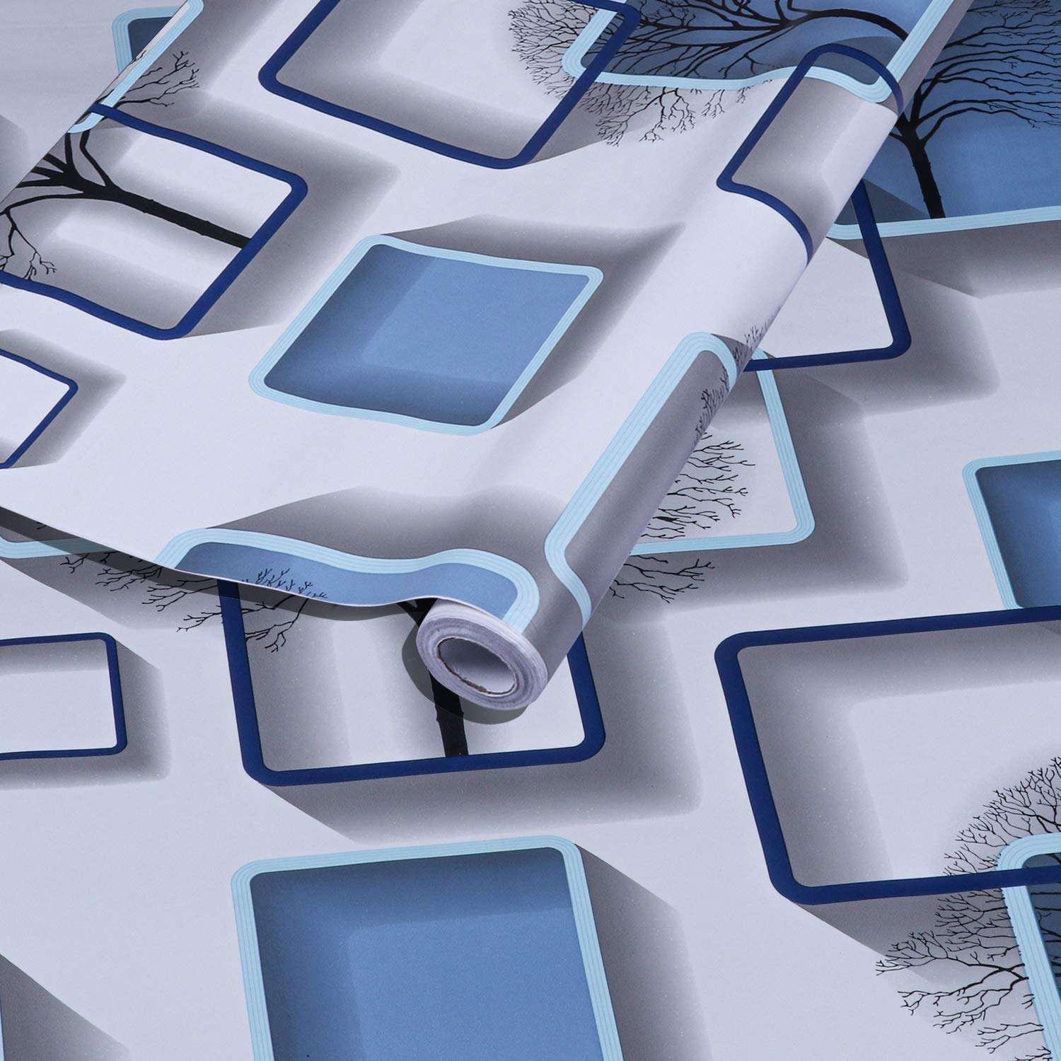 JRM's Self Adhesive Peel and Stick Wallpaper Waterproof Wallpaper Roll for Cabinet, Kitchen, Old Furniture, Home, Bar Desk (Pack of 1, 45X300 cm) 3