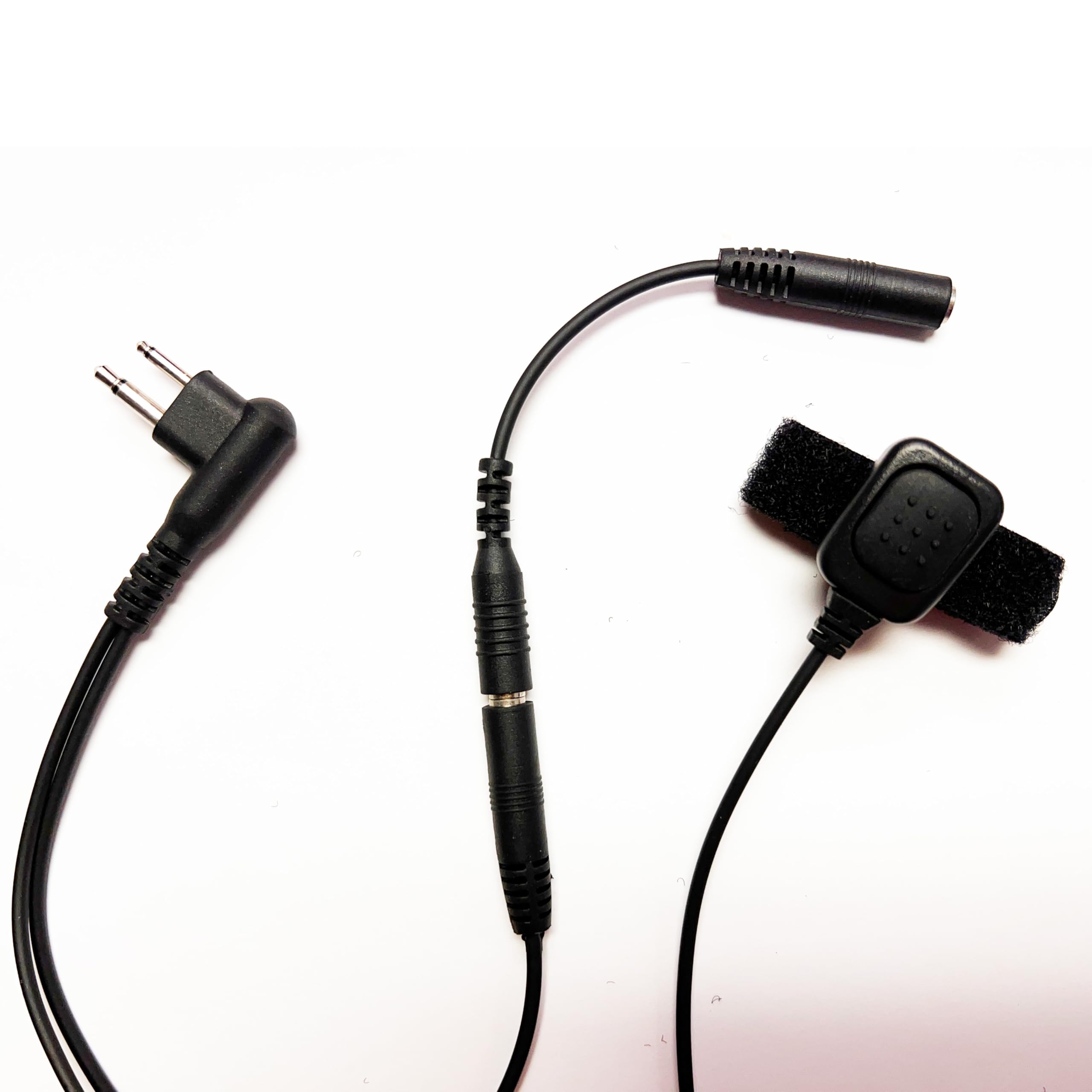 Arrowmax ACD35PTT-M1 Universal 2-Pin M1 to 3.5mm Audio Adapter with One-Touch PTT Compatible with Motorola CP200D R2 DEP450 BPR40D CP200 CP185 BPR40 Radios & 3.5mm Headsets with in-Line Mics 4