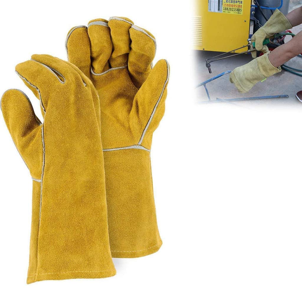 FLAM Protective Durable Heat Resistant Welding Gloves 5