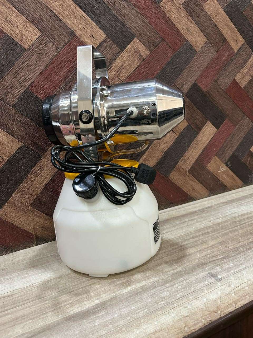 Ethel ULV Fogger Machine with Timer for Fumigation & Sanitization 220V, 500Hz (8 Litre Approx) with Nylon Tank (Rust Free) 5