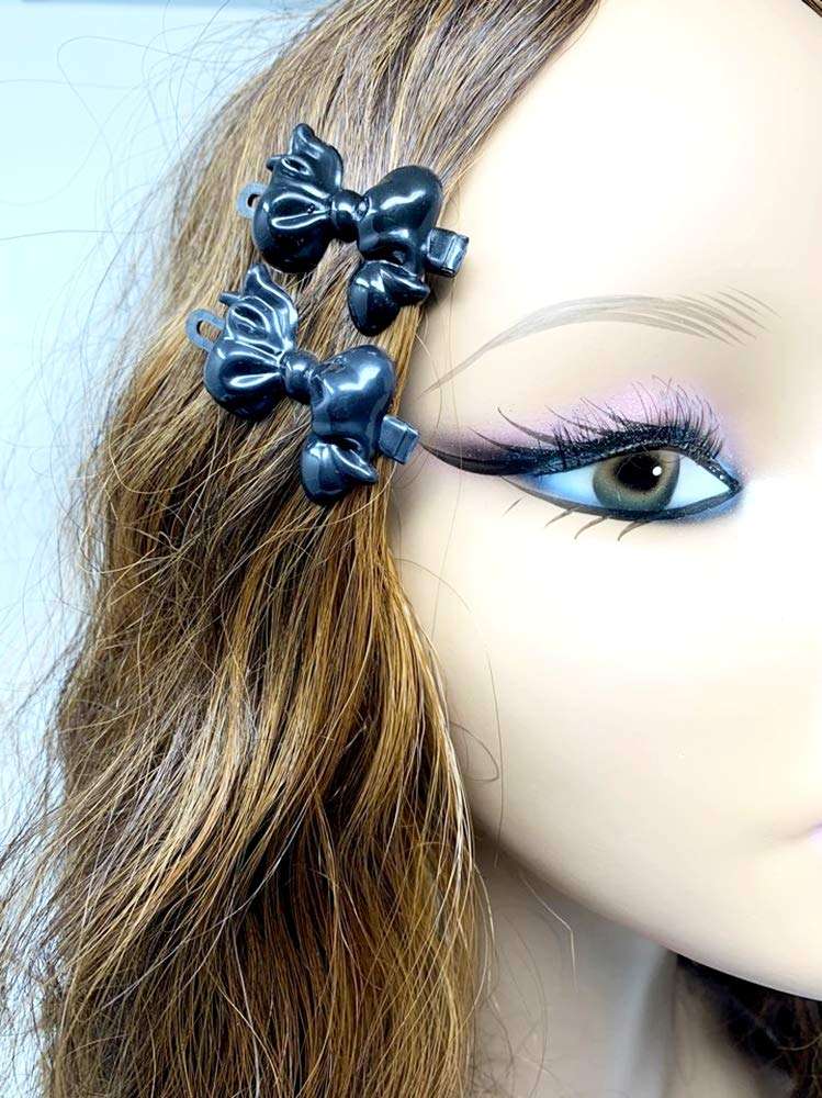 Tara Girls Self Hinge Plastic Bow Hair Barrettes Selection Pack Of 3 (BR01) 6