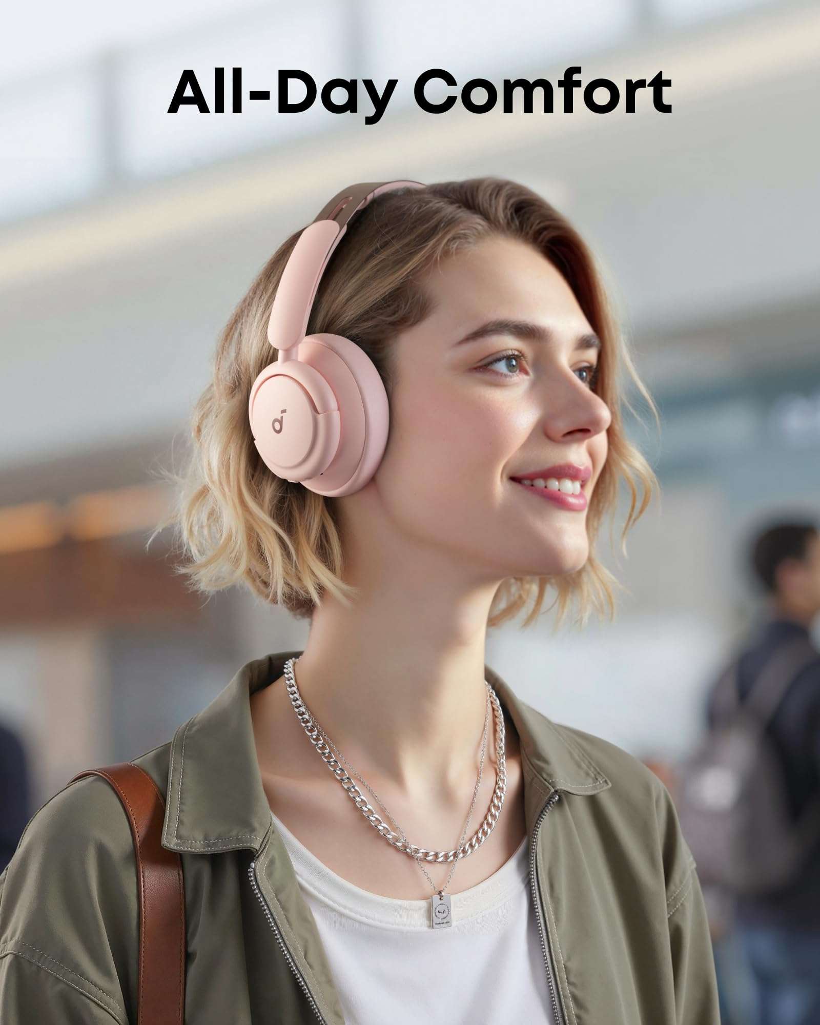 soundcore Life Q30 by Anker, Hybrid Active Noise Cancelling Headphones with Multiple Modes, Hi-Res Sound, Custom EQ via App, 50H Playtime, Comfortable Fit, Bluetooth, Multipoint Connection 5