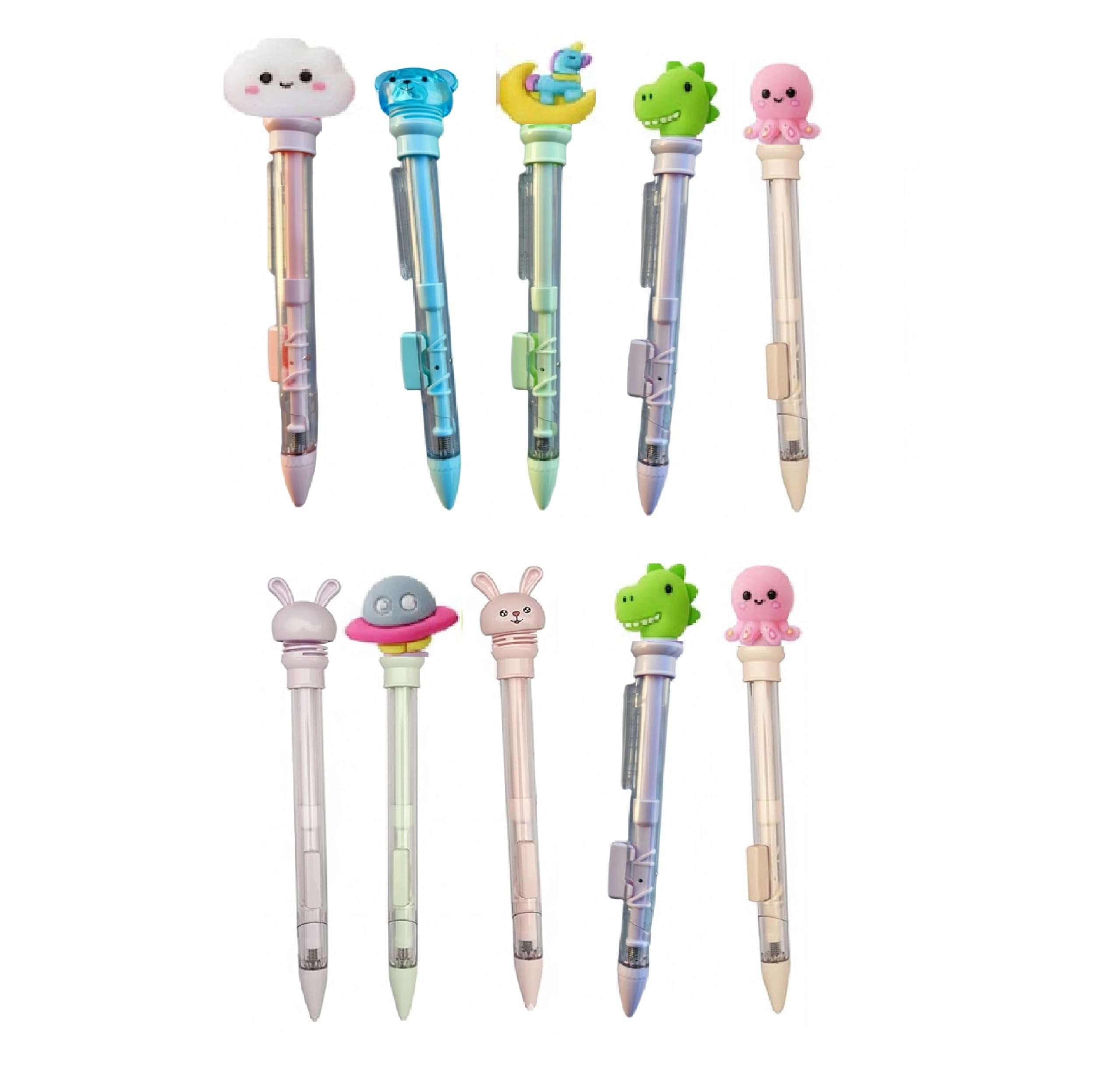 Birthday party Return gift Various themes cartoon mechanical .7 mm pen Pencil stationery | stationery for Boys, Girls kids children cradle cermony baby naming pack of 40 3