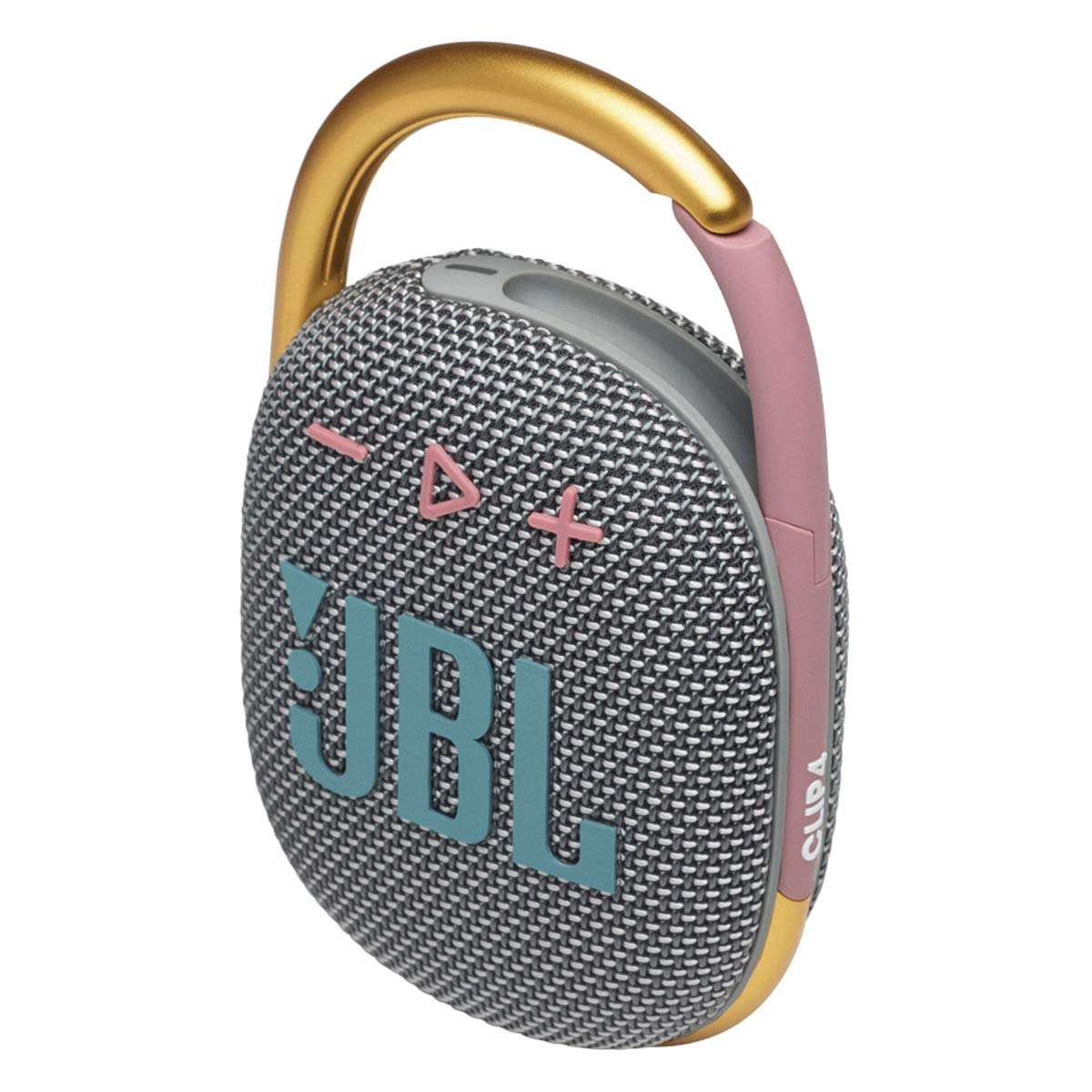 JBL Clip 4 - Portable Mini Bluetooth Speaker, big audio and punchy bass, integrated carabiner, IP67 waterproof and dustproof, 10 hours of playtime, speaker for home, outdoor and travel (Grey) 5