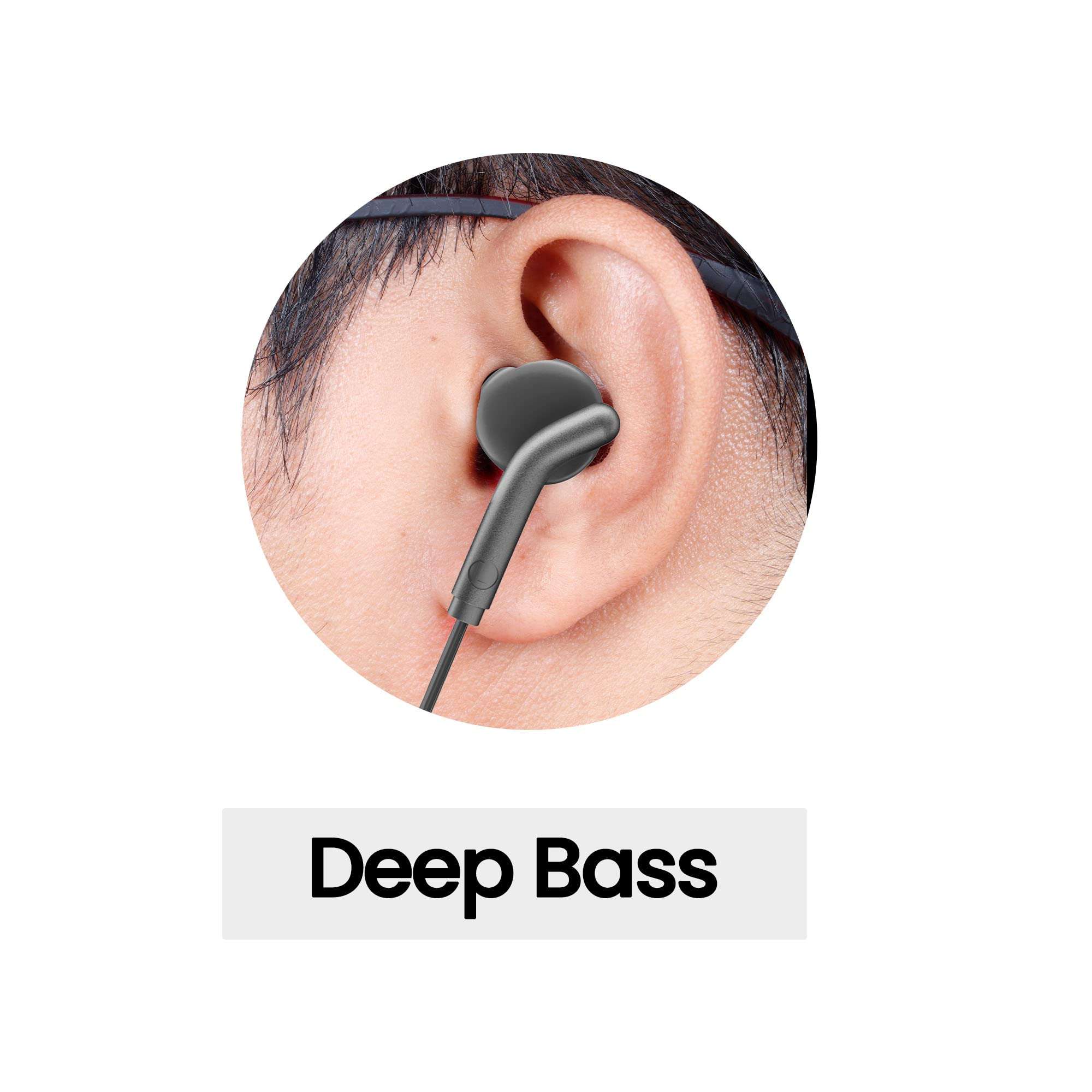 Zebronics Zeb-Bro in Ear Wired Earphones with Mic, 3.5mm Audio Jack, 10mm Drivers, Phone/Tablet Compatible(Black) 4