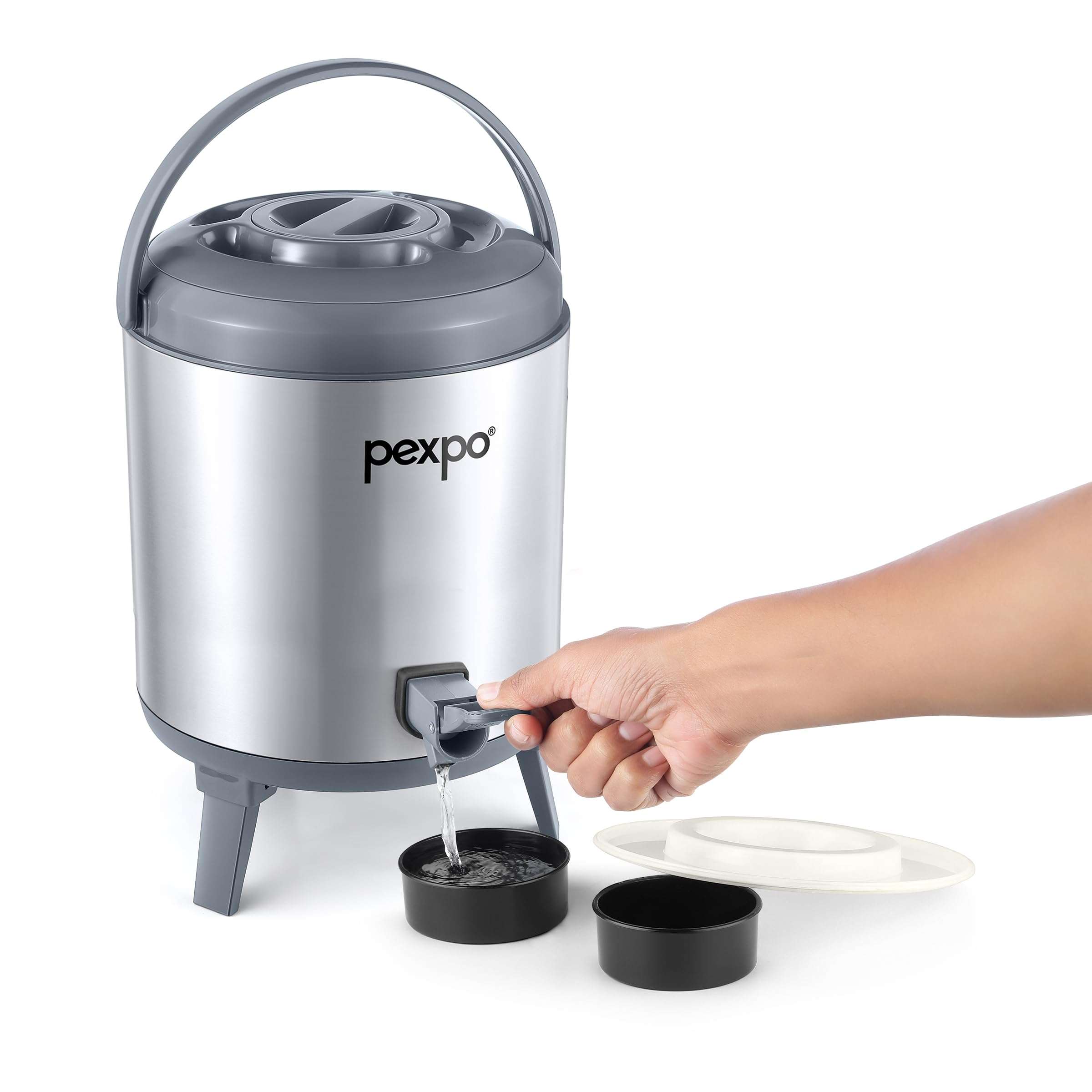 Pexpo Superio Stainless Steel Hot & Cold 10 liters Water Dispenser | for Home, Kitchen, Picnic, Outdoor 6