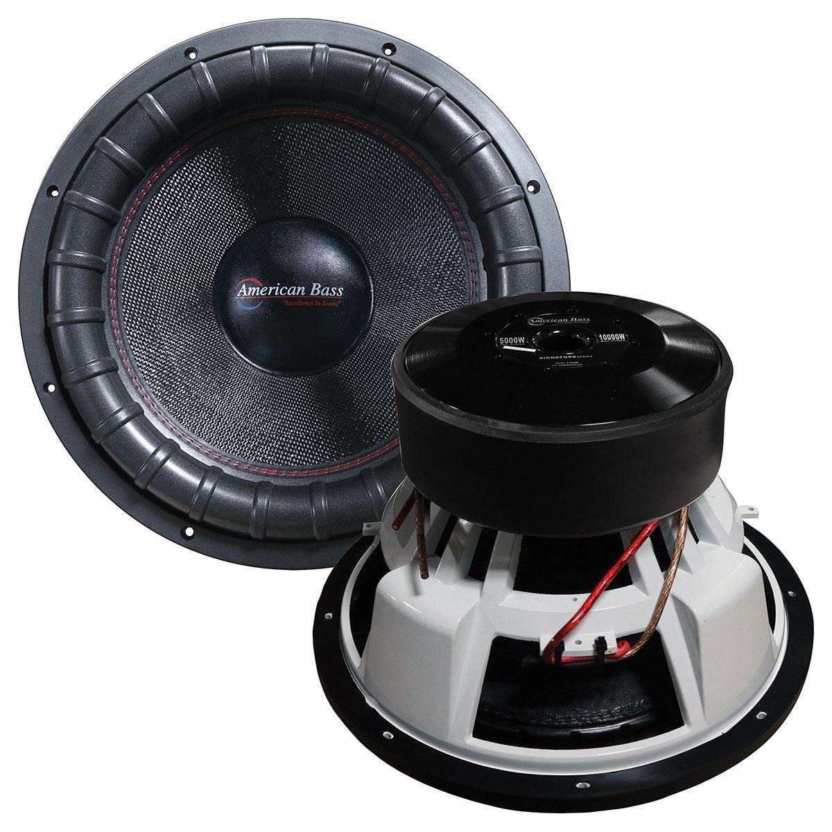 American Bass VFLCOMP18D2SIG Vfl 18 Woofer 5000w Rms / 10000w Max Dual 2 Ohm Voice Coils 3