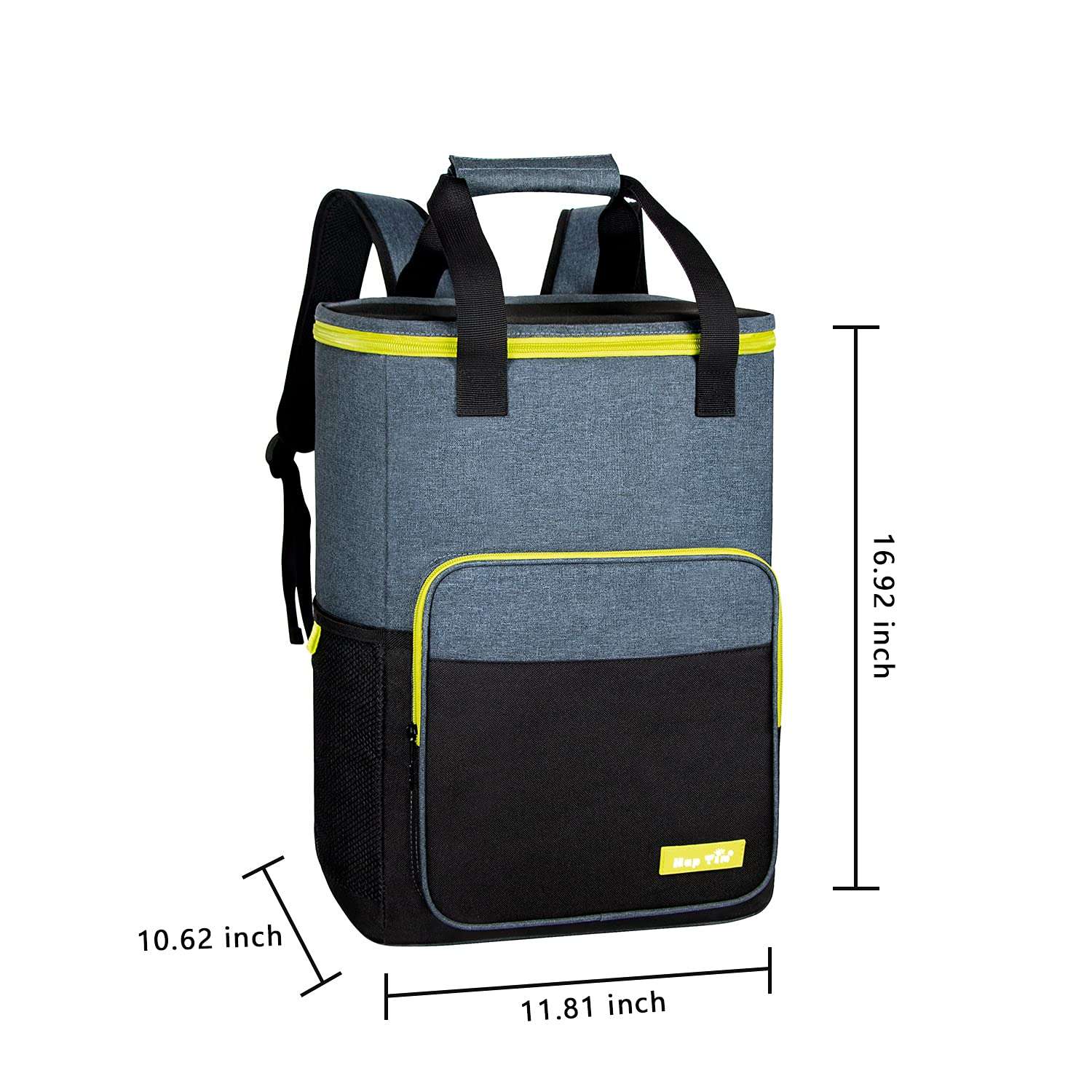 Hap Tim Backpack Cooler Insulated Leak-Proof Cooler Backpack Large Capacity 30 Cans Soft Cooler Bag for Men Women to Picnics, Hiking, Camping, Beach, Lunch, Park or Day Trips(13760BK-G) 3