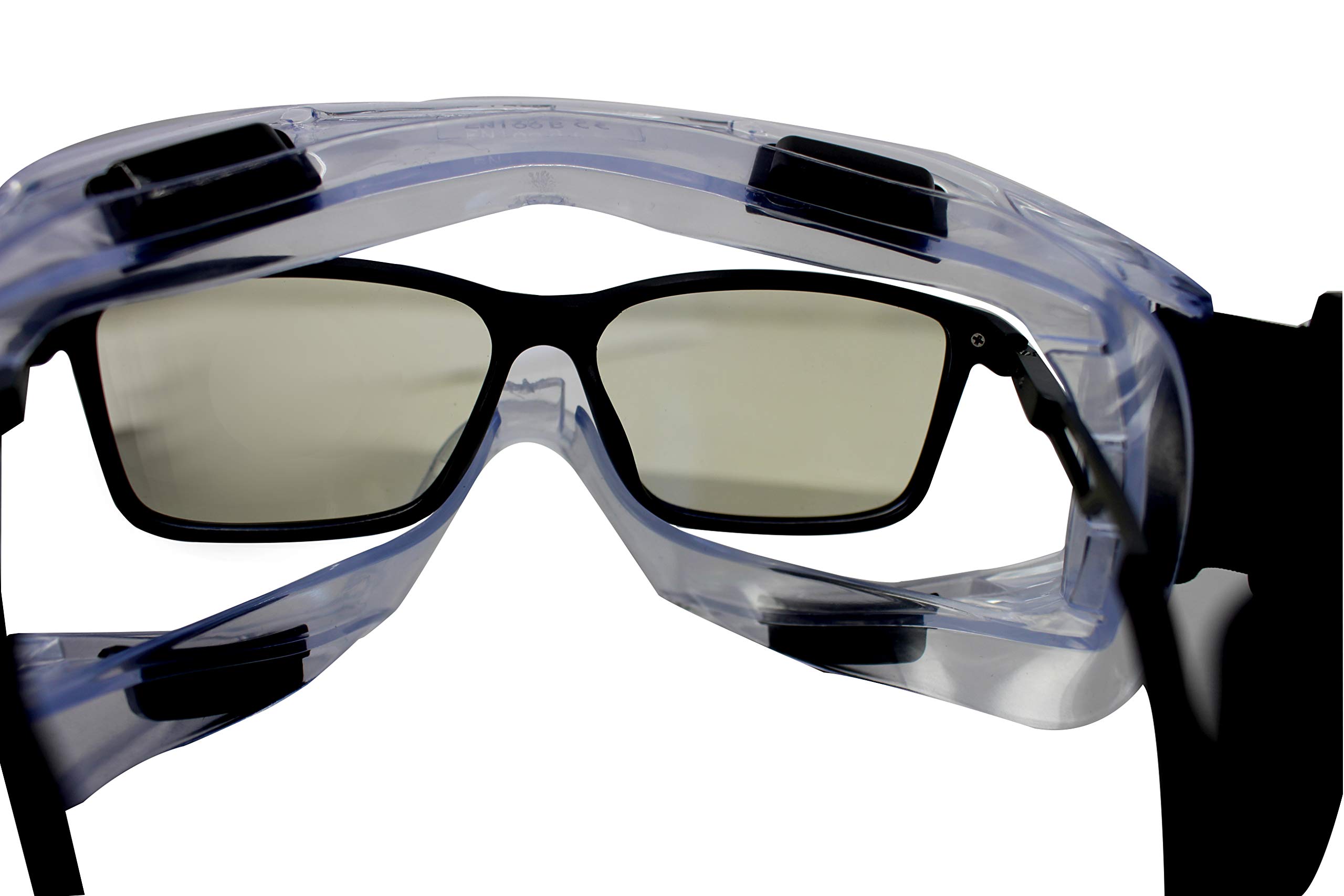 Troy Safety Heavy duty Industrial Protective Chemical Splash Safety Goggles, Glasses | Crystal Clear, Anti-Fog Design, High Impact Resistance | Perfect Eye Protection (24 PCS, NEW-GG201-4D) 5