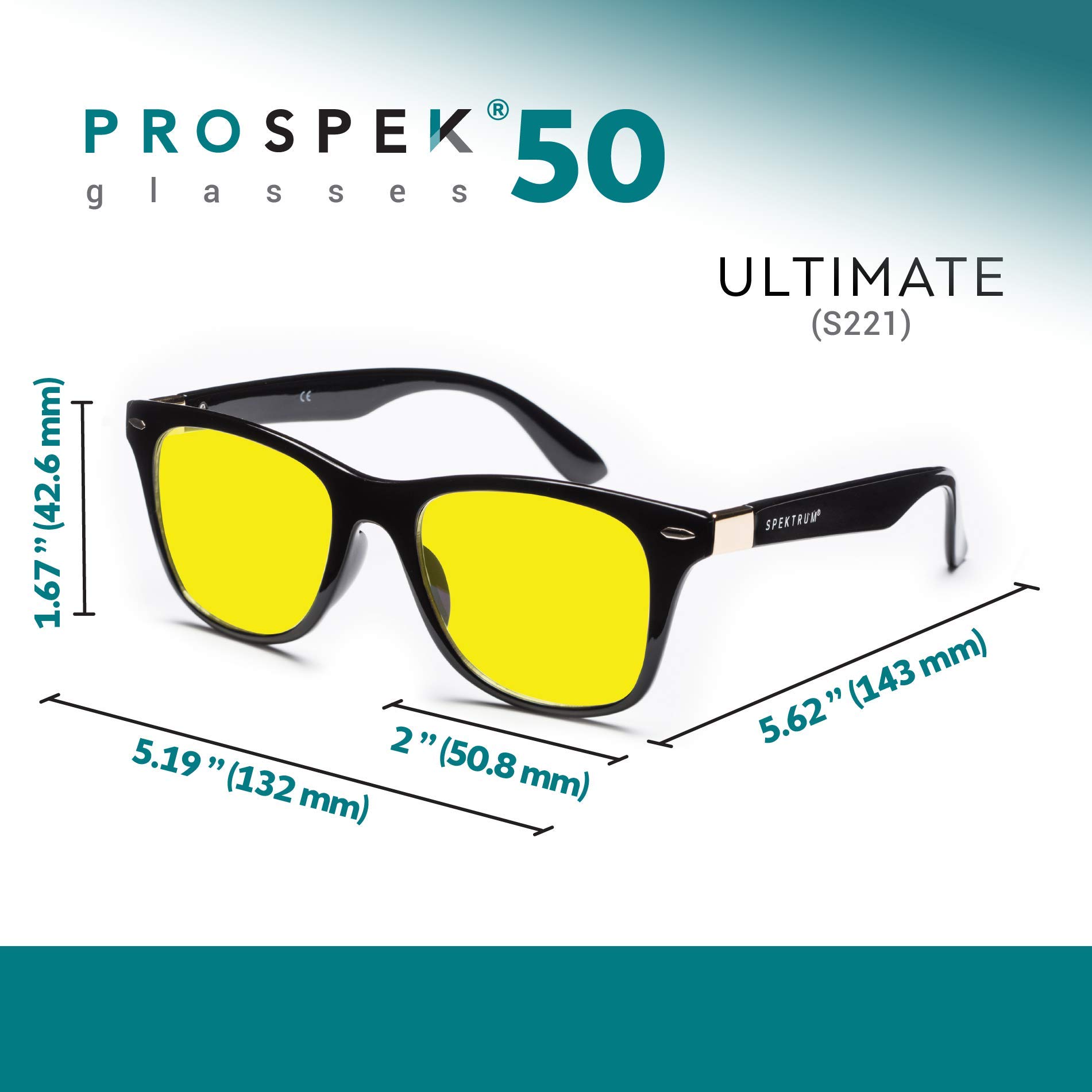 Prospek Blue Light Computer Glasses, ULTIMATE for Women and Men, Anti Glare Clear Lens, 99% Blue Light Blockers 3