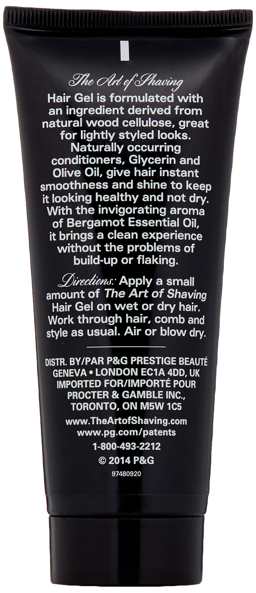 The Art of Shaving Hair Gel for Men - Mens Hair Gel for Hair Styling, Styles & Conditions Hair, Suitable for All Hair Types, Bergamot & Neroli, 3 Ounce 2