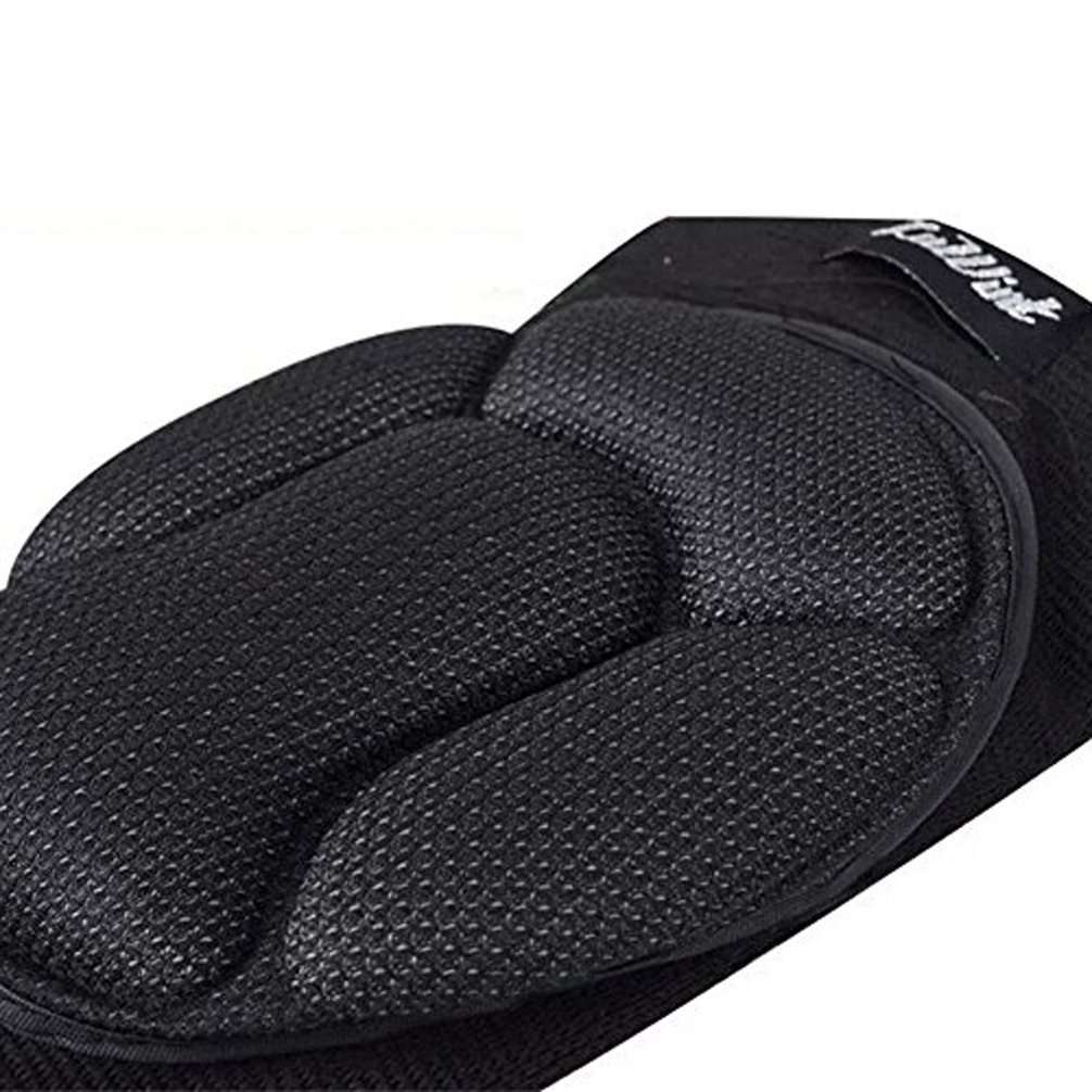 Luwint Protective Thick Sponge Knee Pads Knee Brace - High Elastic Non-Slip Basketball Volleyball Knee Sleeves Support for Gardening Weightlifting Running Gym Yoga, 1 Pair Unisex 5