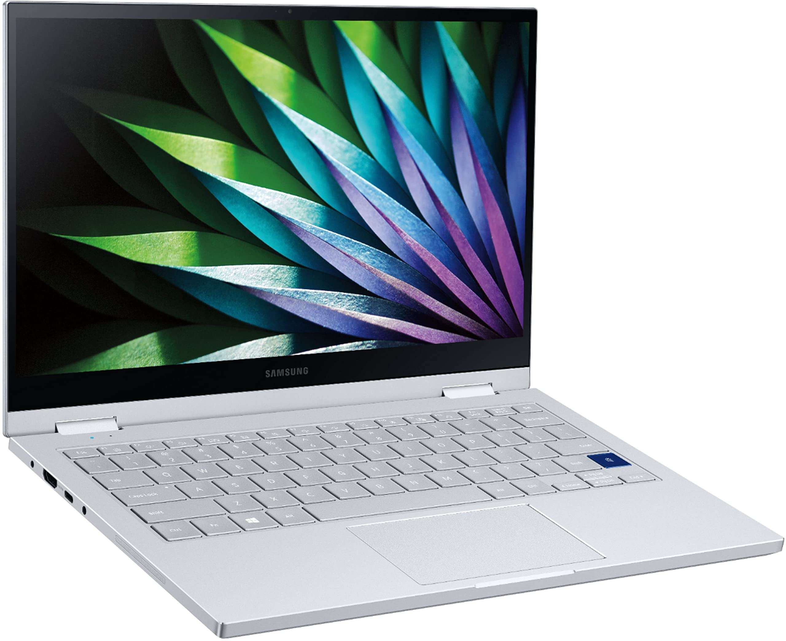SAMSUNG Galaxy Book Flex2 Alpha 2-in-1 13 Laptop 13.3" FHD QLED Touchscreen 11th Gen Intel 4-Core i5-1135G7 (Beats i7-10510U) 8GB RAM 256GB SSD Backlit Fingerprint Dolby Win10Pro Silver 4