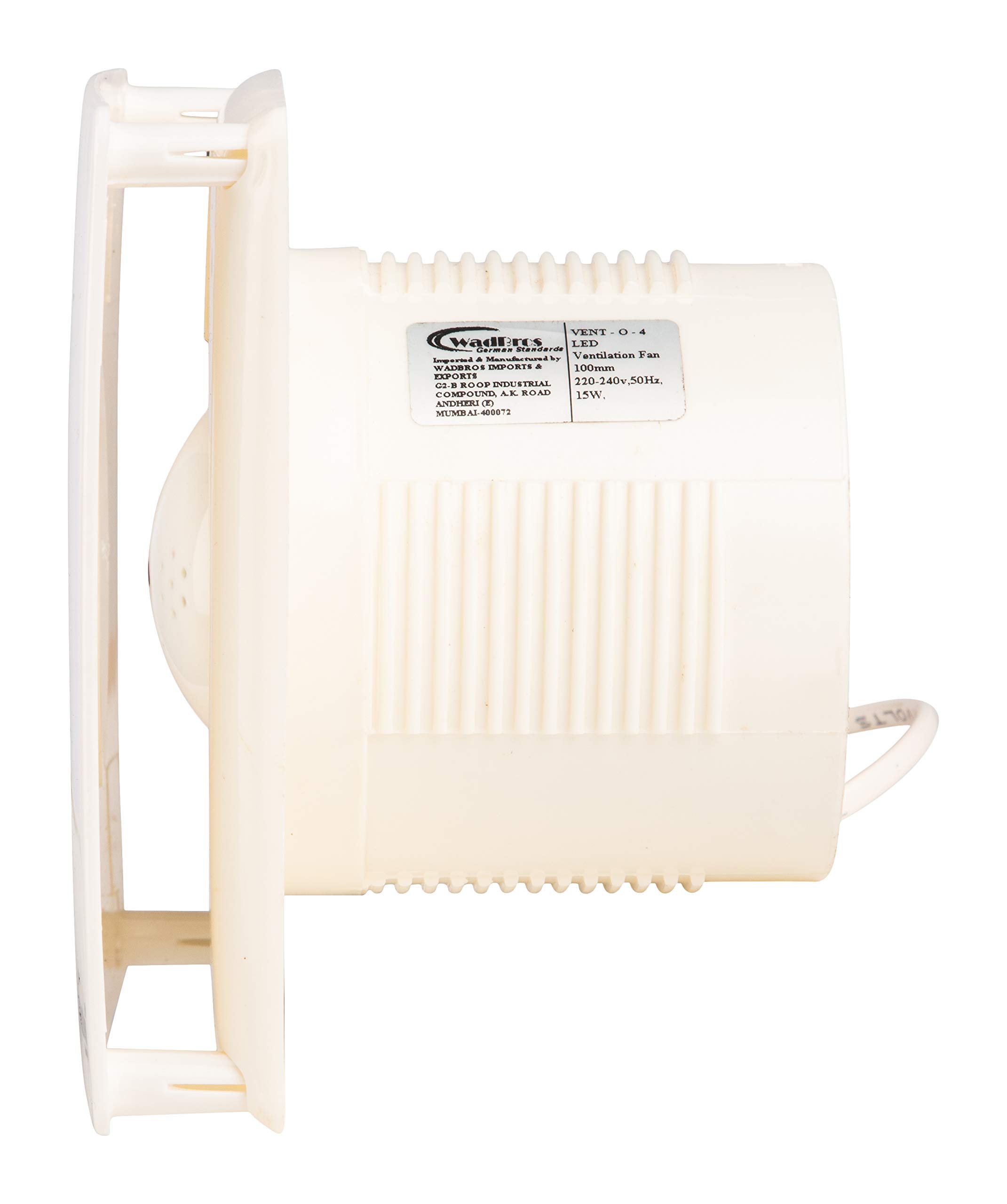 Wadbros 15-Watt Vent -O-4- Bathroom Ventilation Fan (Ivory) 4