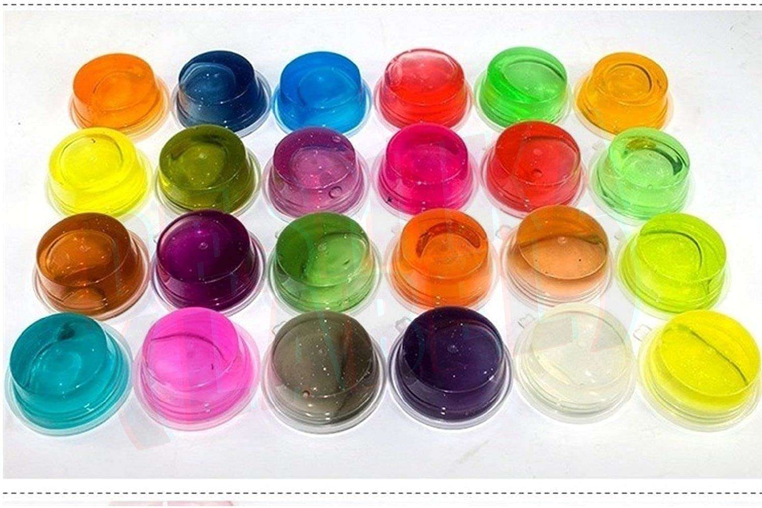 AMTRIX Multicolor Scented DIY Magic Toy Slimy Slime Clay Gel Jelly Putty Set kit Toy for Boys Girls Kids Slime(Pack of 12) 5