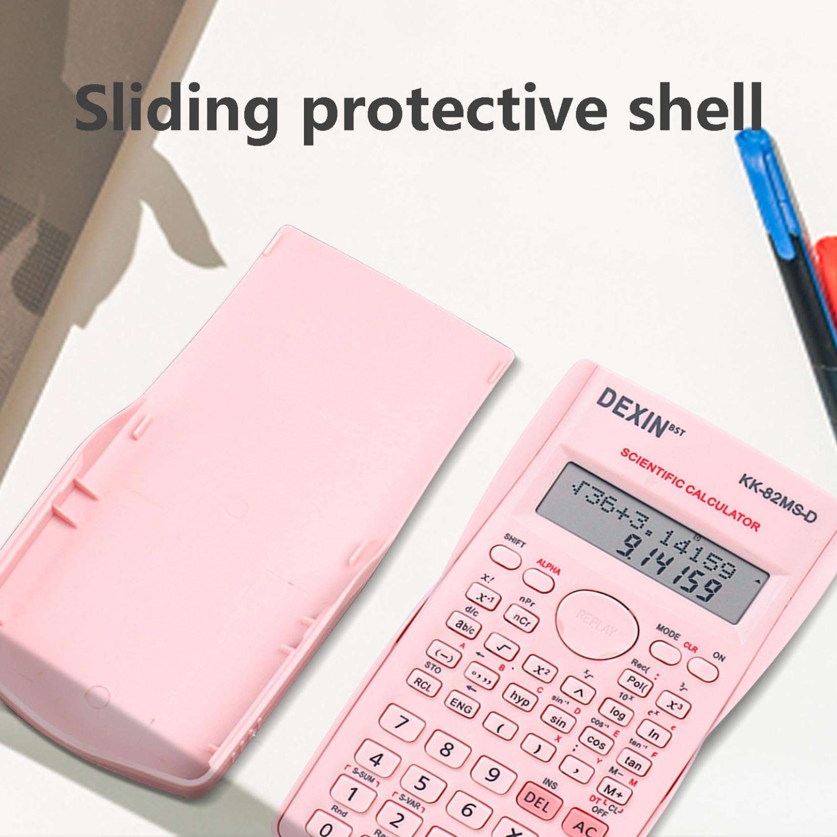Generic Colorful Scientific Calculator,Scientific Calculator with Cute Design for School and Business (Pink) 6