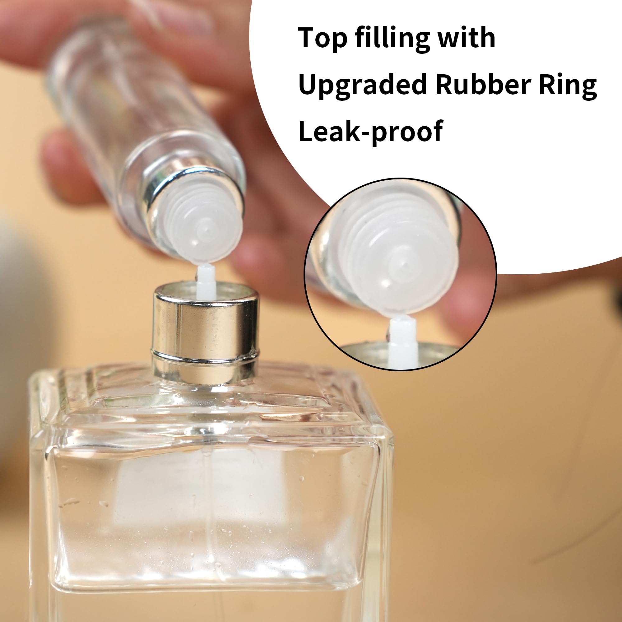 MUB 10ml Perfume Travel Refillable Atomizer and Perfume Refill Pump Tools 6