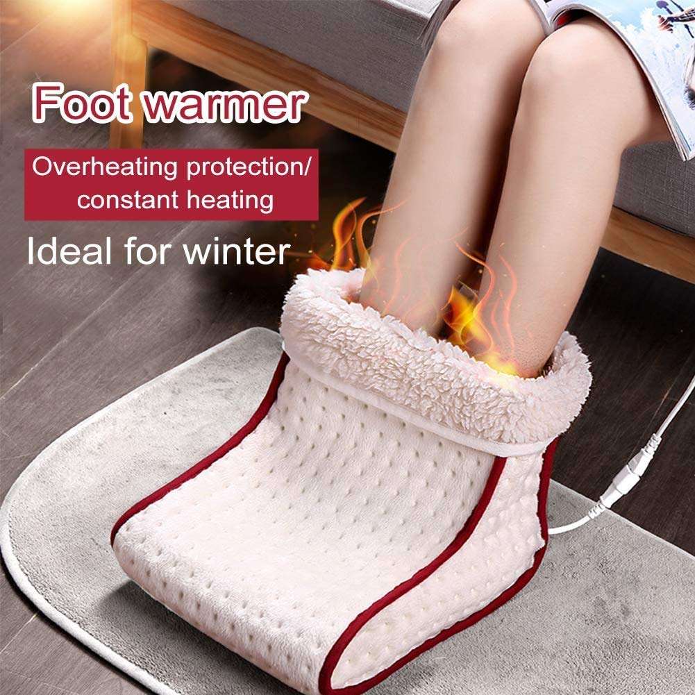 FEELING MALL Household Massageer Warm Foot Warmer Washable Heat 5 Modes Heat Settings Warmer Cushion Thermal Foot Warmer 5
