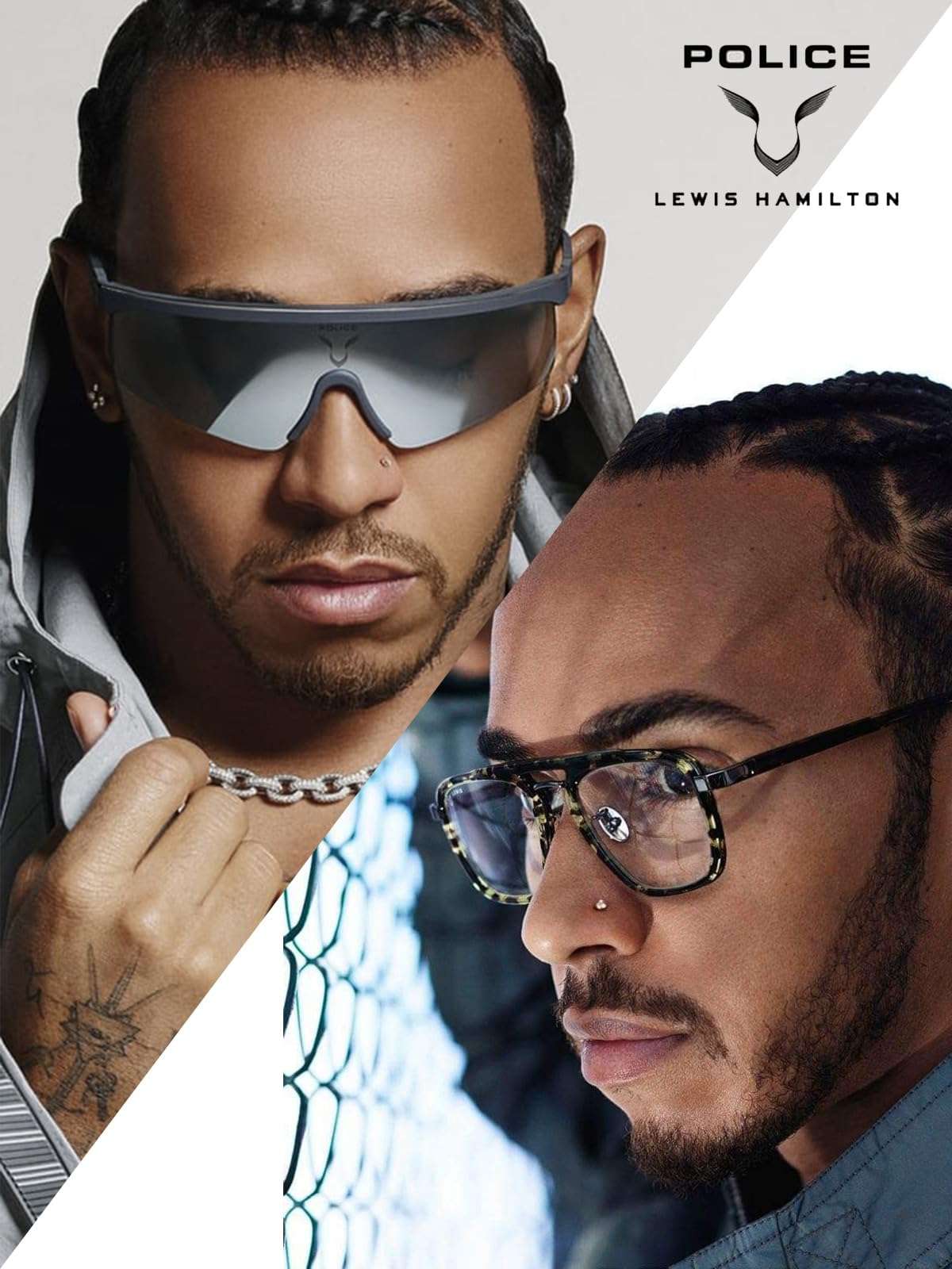 POLICE Tember 15" Laptop Briefcase - Black 3