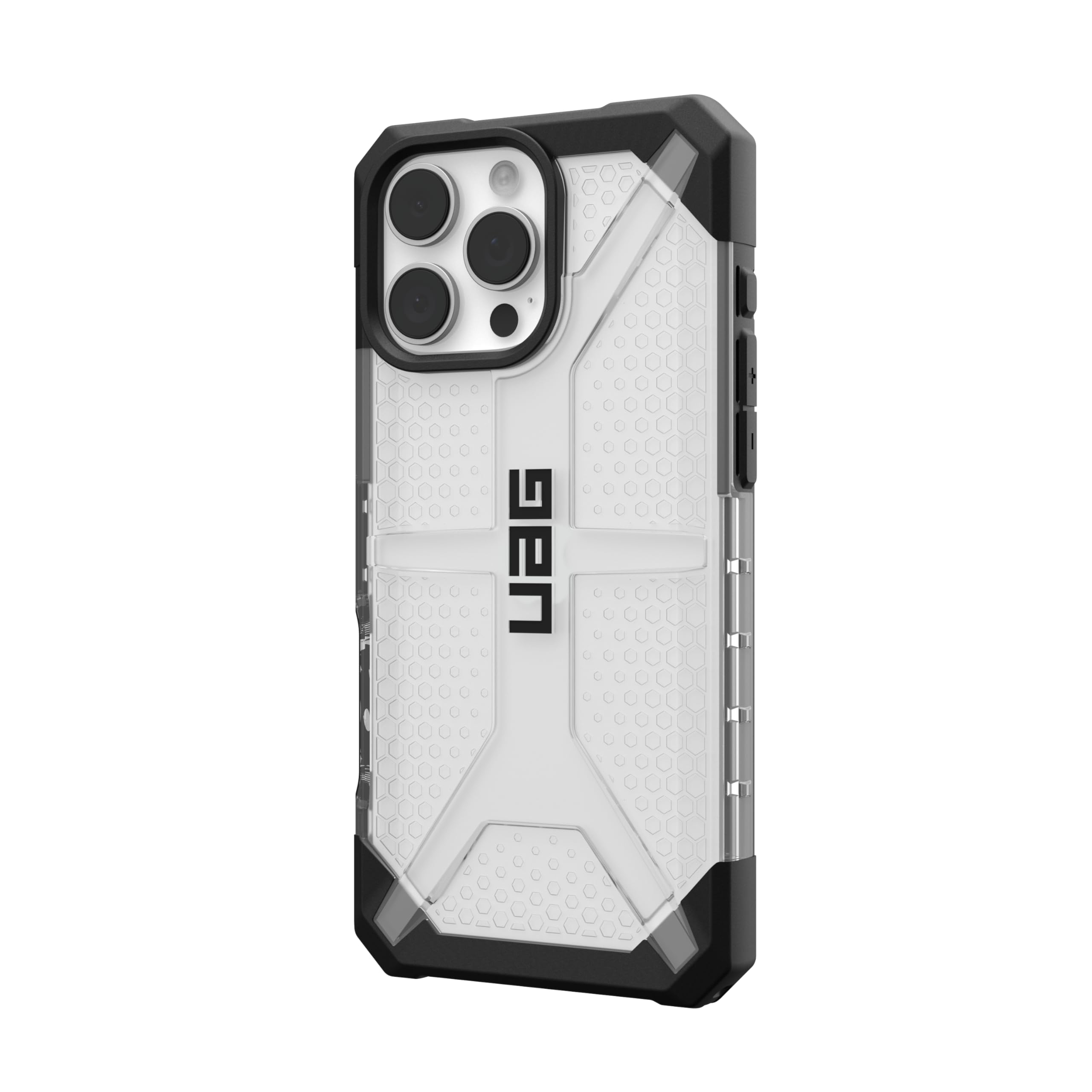 Urban Armor Gear UAG iPhone 16 Pro Max Case, Plasma Rugged Lightweight Slim Shockproof Protective Case/Cover Designed for iPhone 16 Pro Max (6.9-Inch) (2024), Wireless Charging Compatible - Ice 6