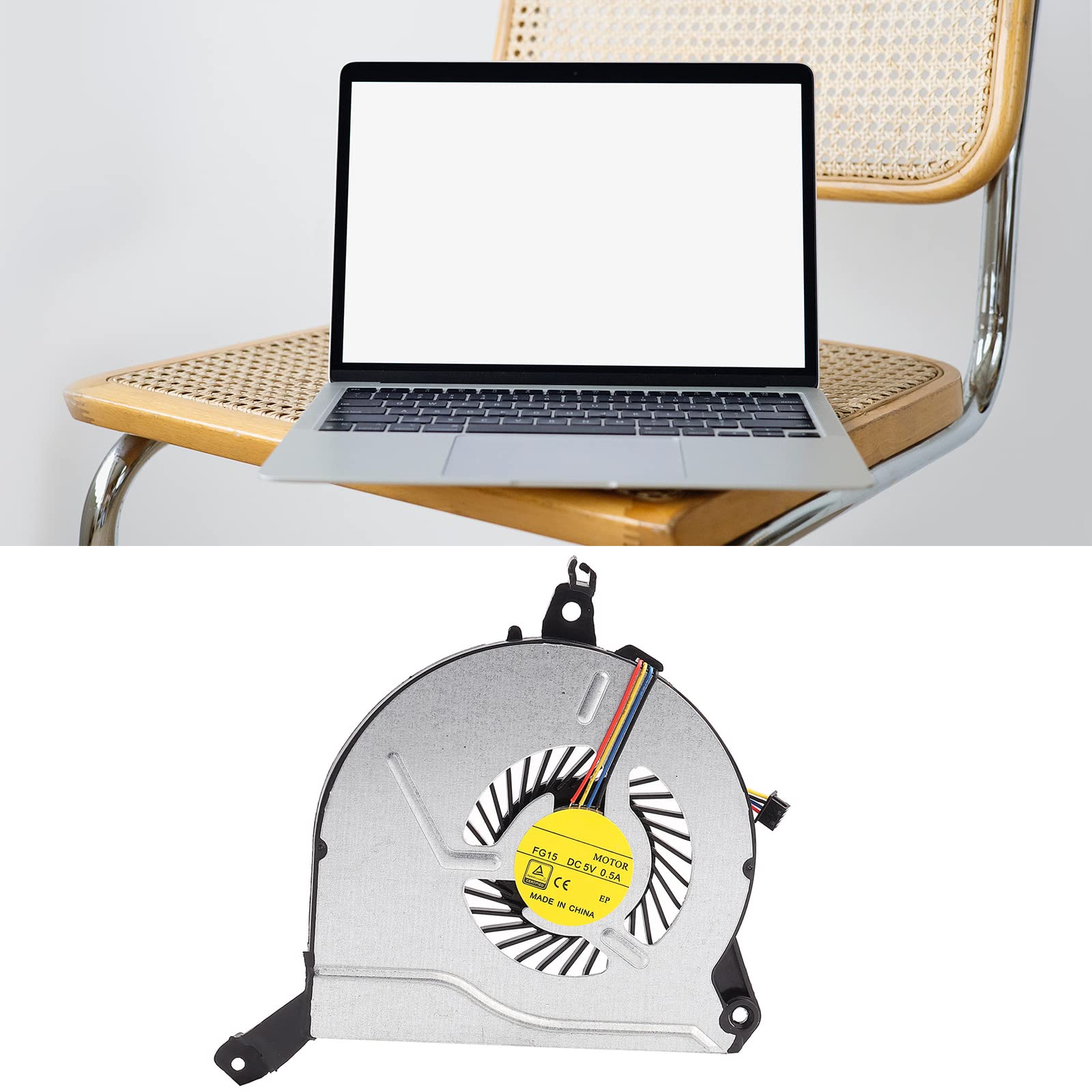 GRABLOOM CPU Fan for 15-P 15-V 15-K 17-P Series 767712-001 773447-001 Laptop Replacement Repair Cooling Fan CPU Fan 6