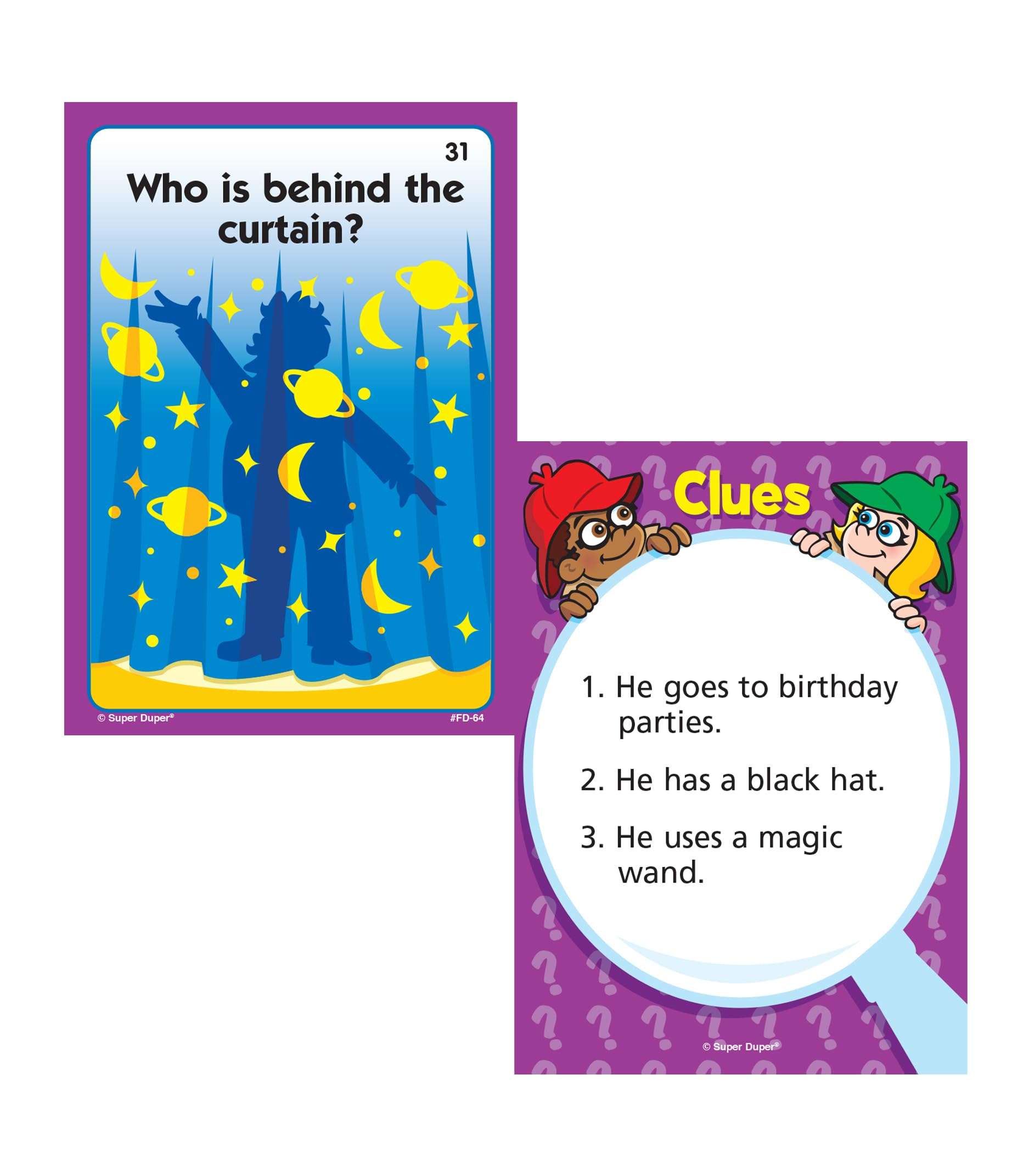 Super Duper Publications | Mini-Mysteries Fun Deck Flash Cards | Educational Learning Resource for Children 5