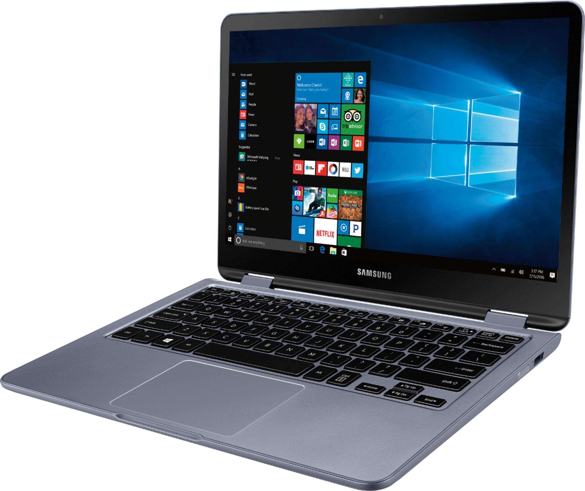 Samsung - Notebook 7 Spin 2-in-1 13.3" Touch-Screen Laptop - Intel Core i5 - 8GB Memory - 512GB Solid State Drive - Stealth Silver 3