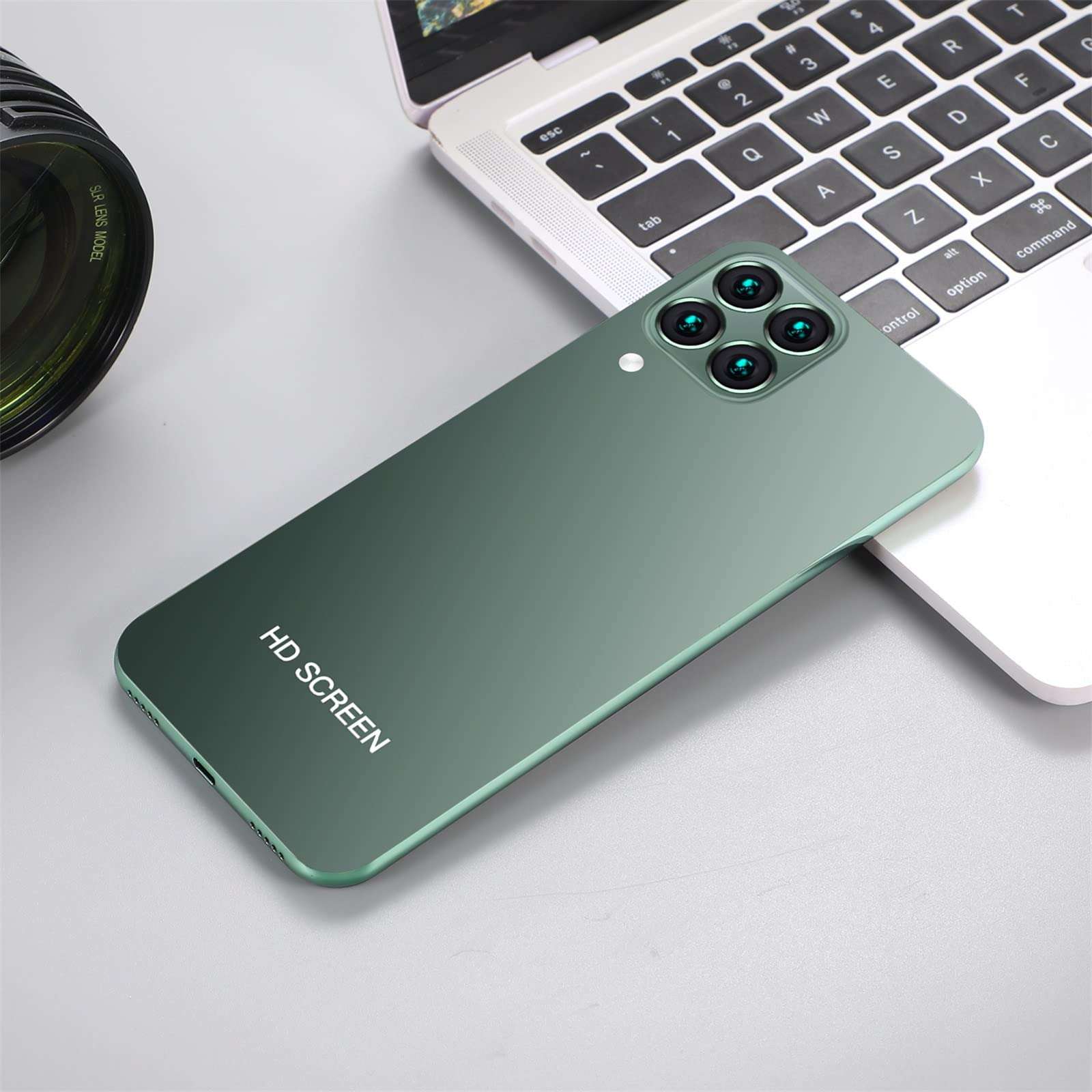 Unlocked Mobile Phones, Adnroid Smart Phone 6.53-inch HD Full Screen GPS Locator Phone, Dual SIM Unlocked Smartphones 2GB+16GB RAM, 2MP+8MP Mobile Cell Phone, 2400mAh Battery (Green) 4