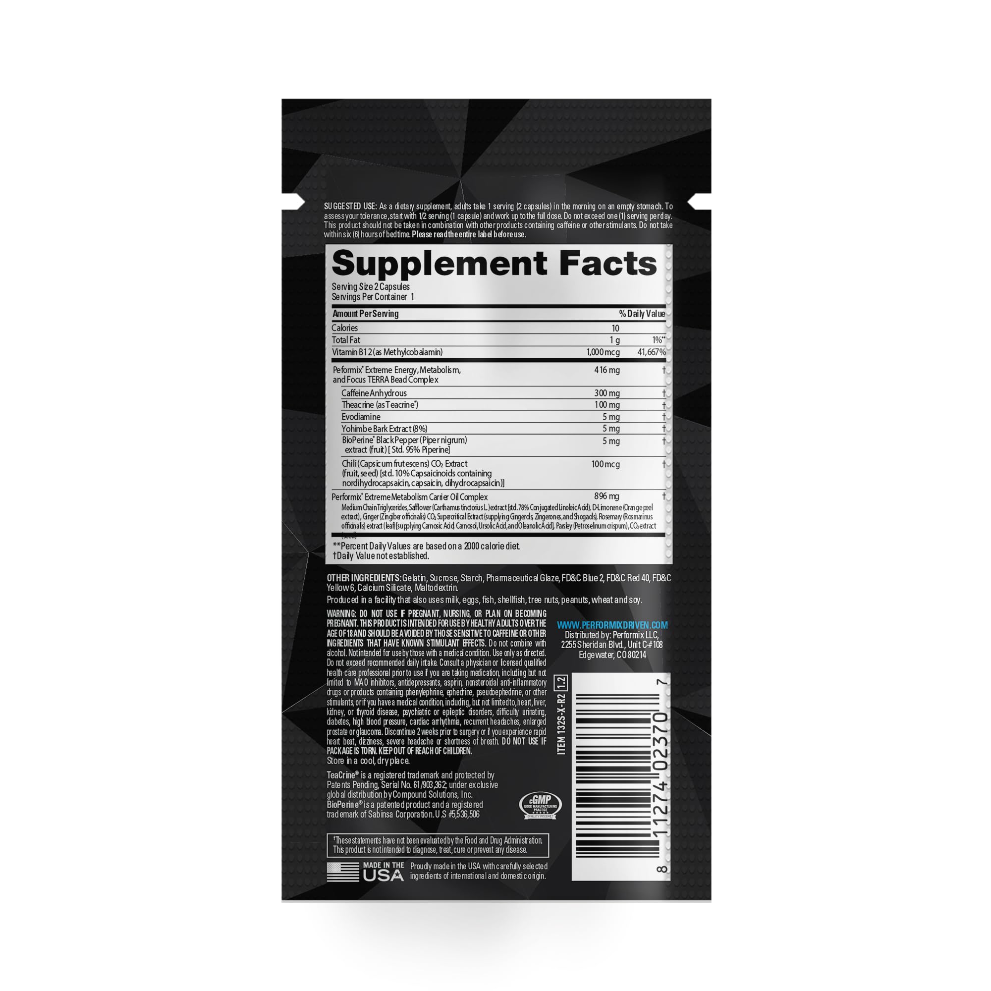 PERFORMIX - SST V2X - Pre Workout - 300 mg Caffeine - Energy Supplements - No Crash - Thermogenic - Nootropic - Timed-Release for All Day Focus, Mood & Energy Boost - Men & Women - 120 Capsules 3