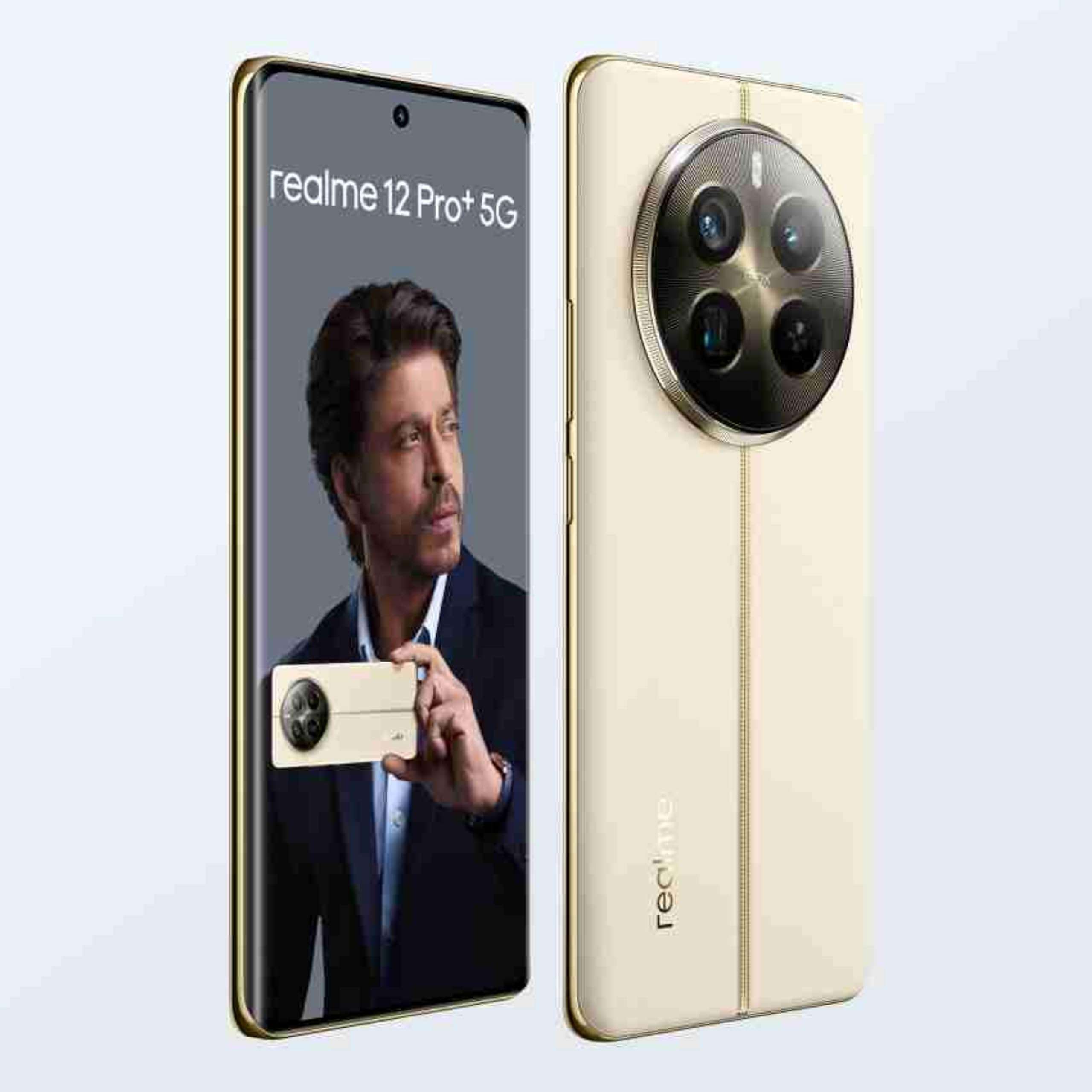 realme 12 Pro+ 5G (Navigator Beige, 12GB RAM, 256GB Storage) | 6.7" 120Hz Curved AMOLED Display | 64MP Periscope + 50MP Sony IMX 890 OIS Camera + 8MP | 32MP Selfie Camera | 67W Super VOOC Charge 2