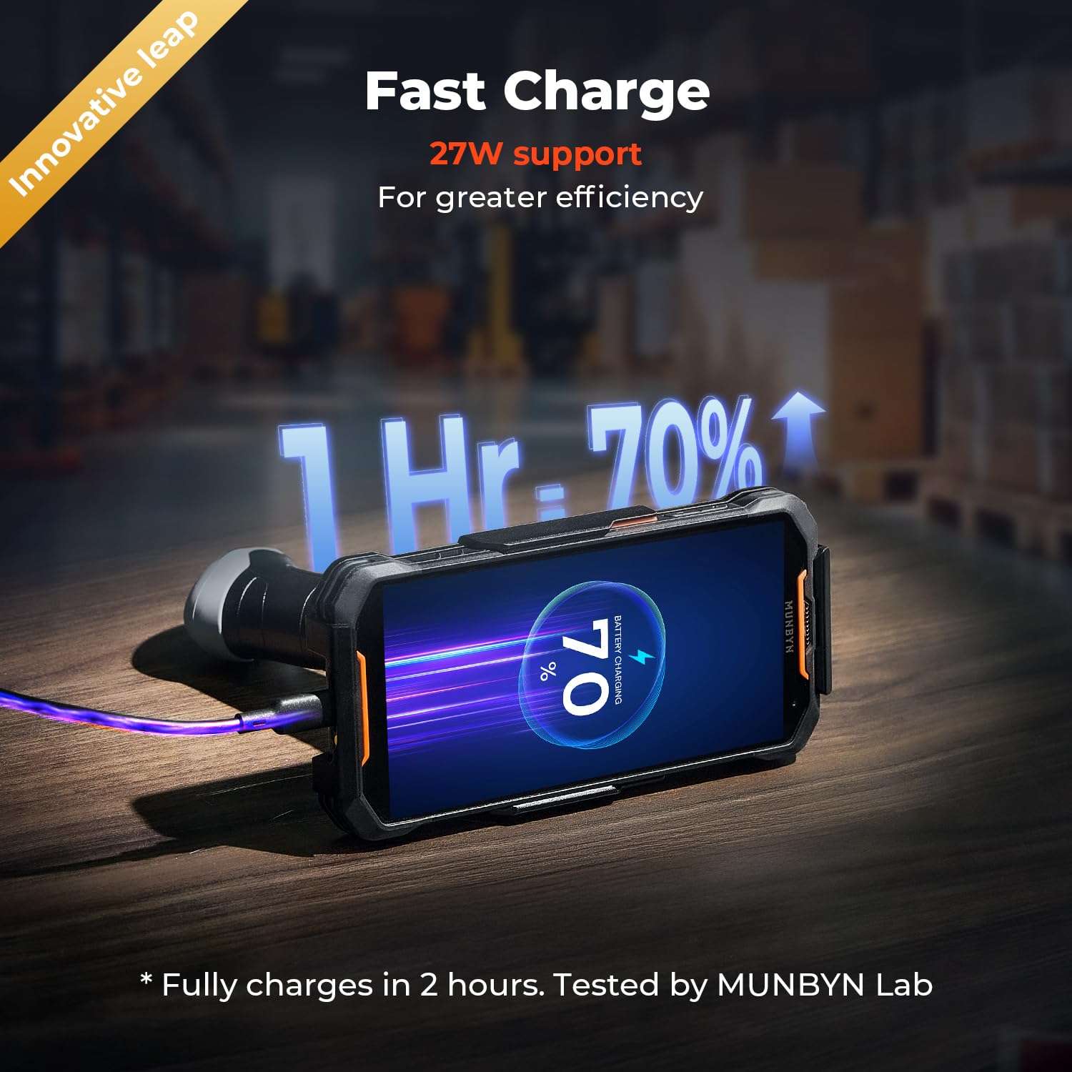 MUNBYN AS01P Barcode Scanner and ILT02 Rugged Tablet 5