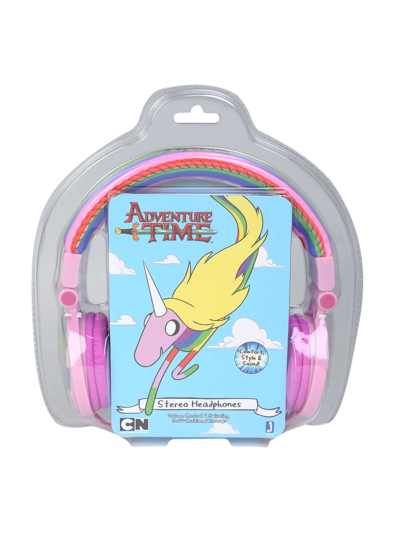 Jazwares Adventure Time Stereo Headphones: Lady Rainicorn 3