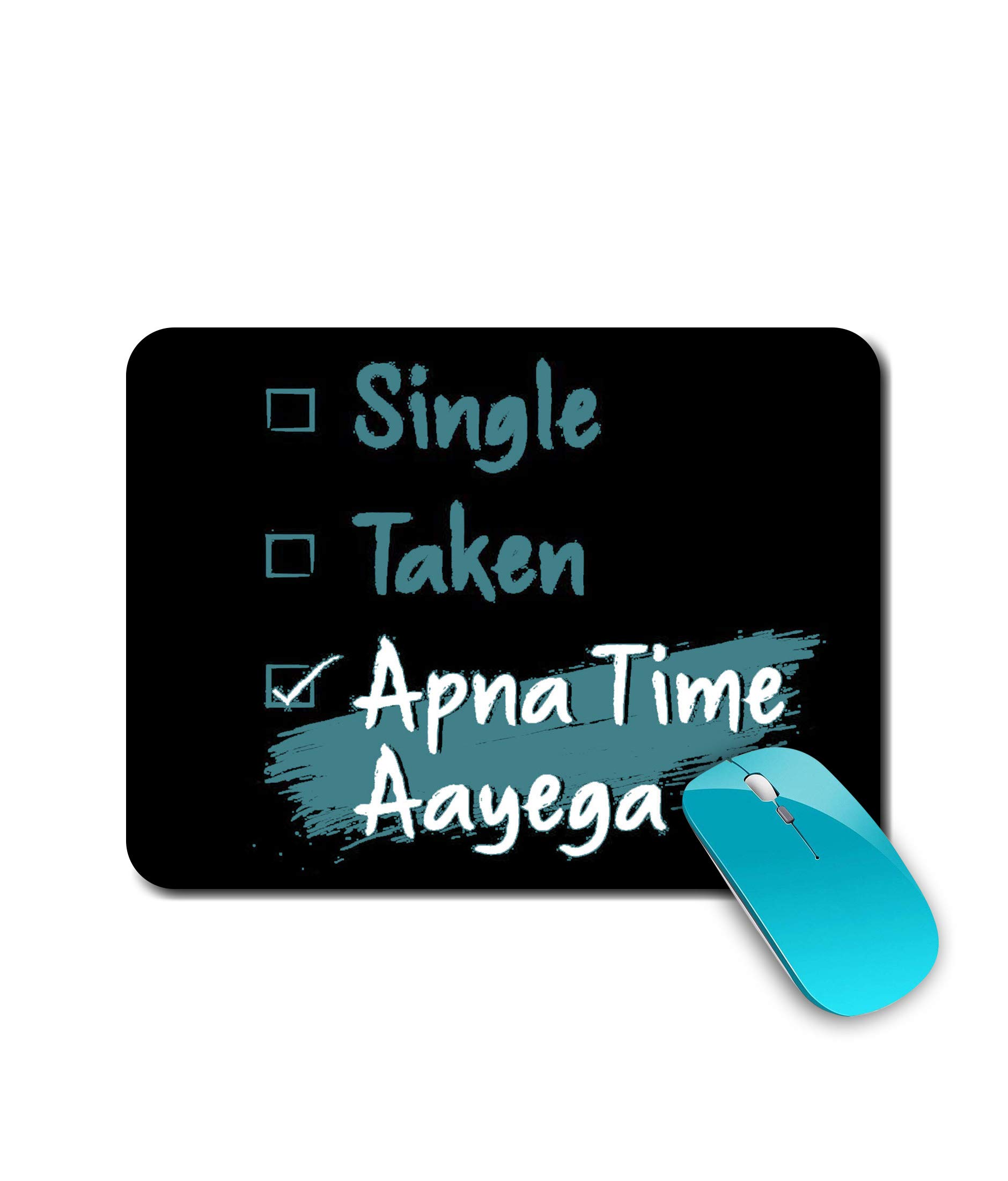 Coverkick Funny Hindi Quotes | Quotes | Hindi Dialogue | Stylish |Creative | Printed Mouse Pad/Designer Waterproof Coating Gaming Mouse Pad for Computer/Laptop (Multi27) 1