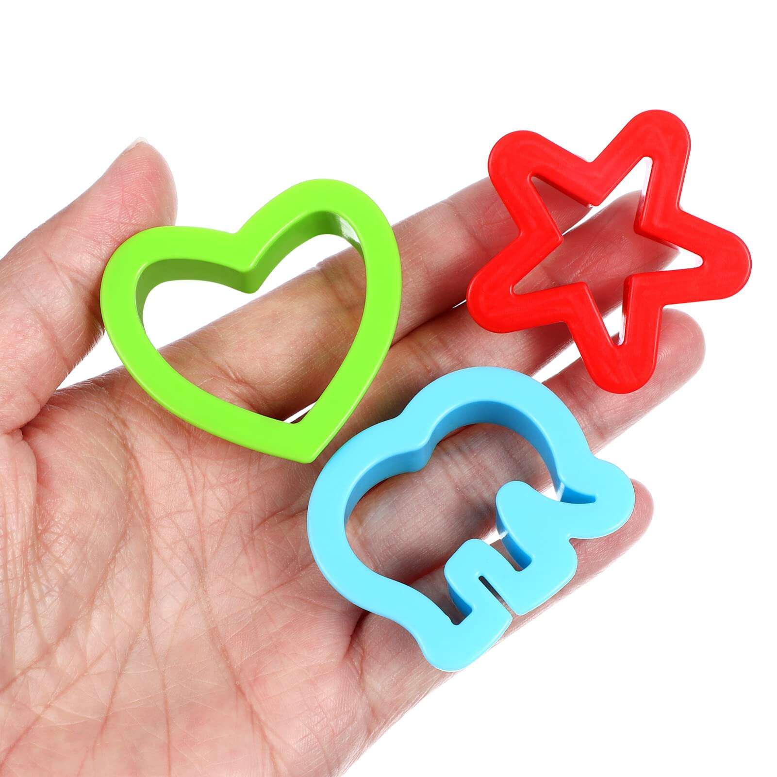 Gatuida Plastic Molds - Press Pocket Pie Molds, Tools for Kids Animal Shapes, Includes 14 Colorful Cutters Molds Rollers Accessories for Air Dry Clay Tools Set 5