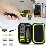 Guide Comb Body Skin For Philips OneBlade & One Blade Pro Qp2520 Qp2530 Qp2620 Qp2630 Qp6510 Qp6520 Face Hair Clippers Beard Trimmer Replacement Pack Kit 6