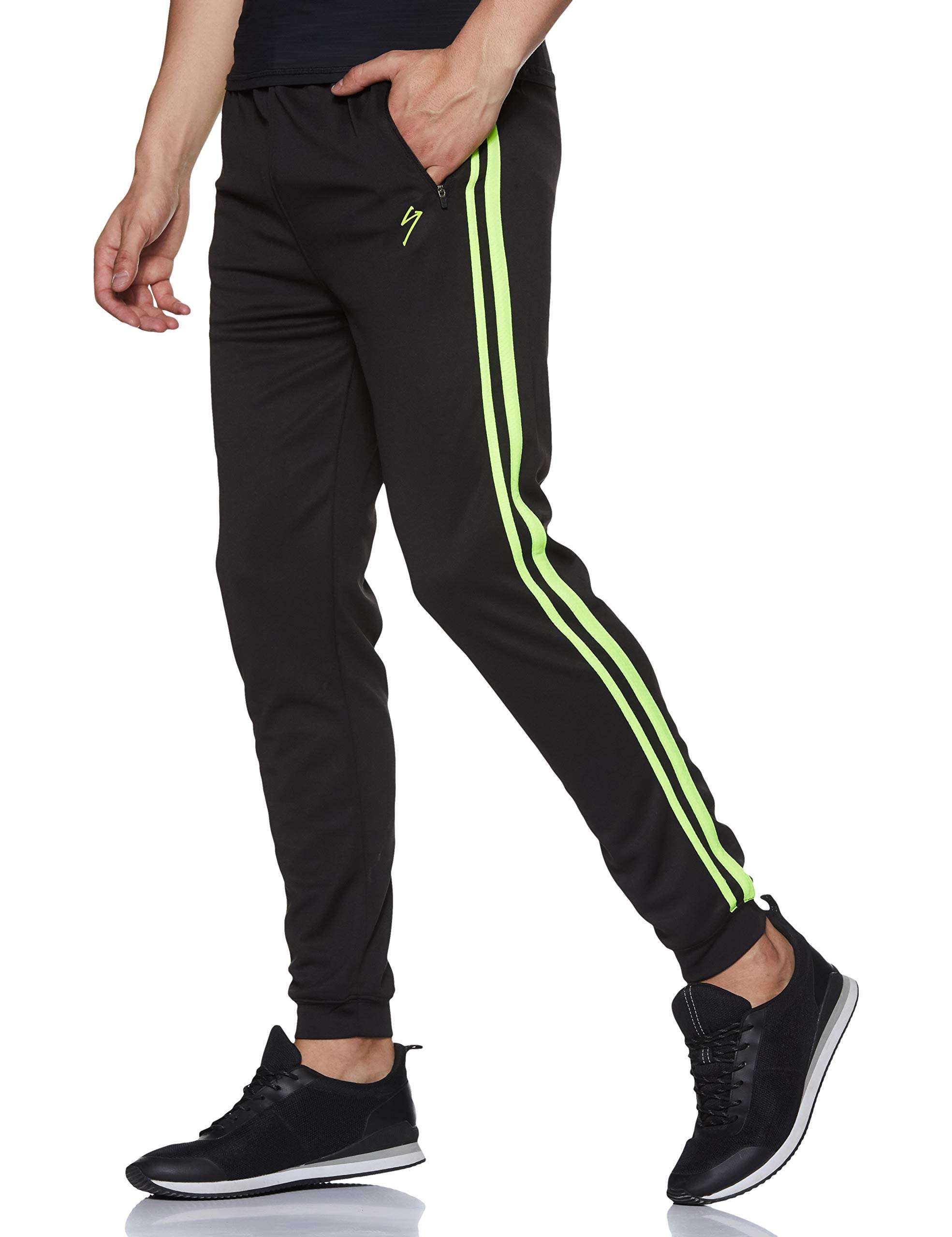 SG MTSL006 Blend Track Lower, L (Black/White/F. Yellow) 3