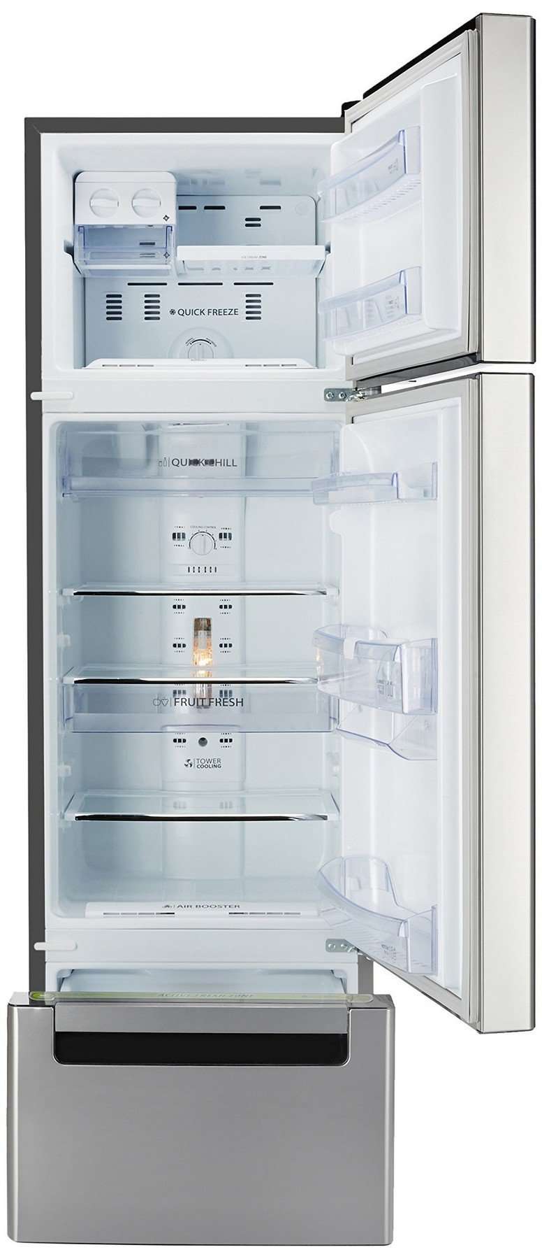 Whirlpool 330 L Frost Free Multi-Door Refrigerator(FP 343D PROTTON ROY ALPHA STEEL (N), Alpha Steel) 4