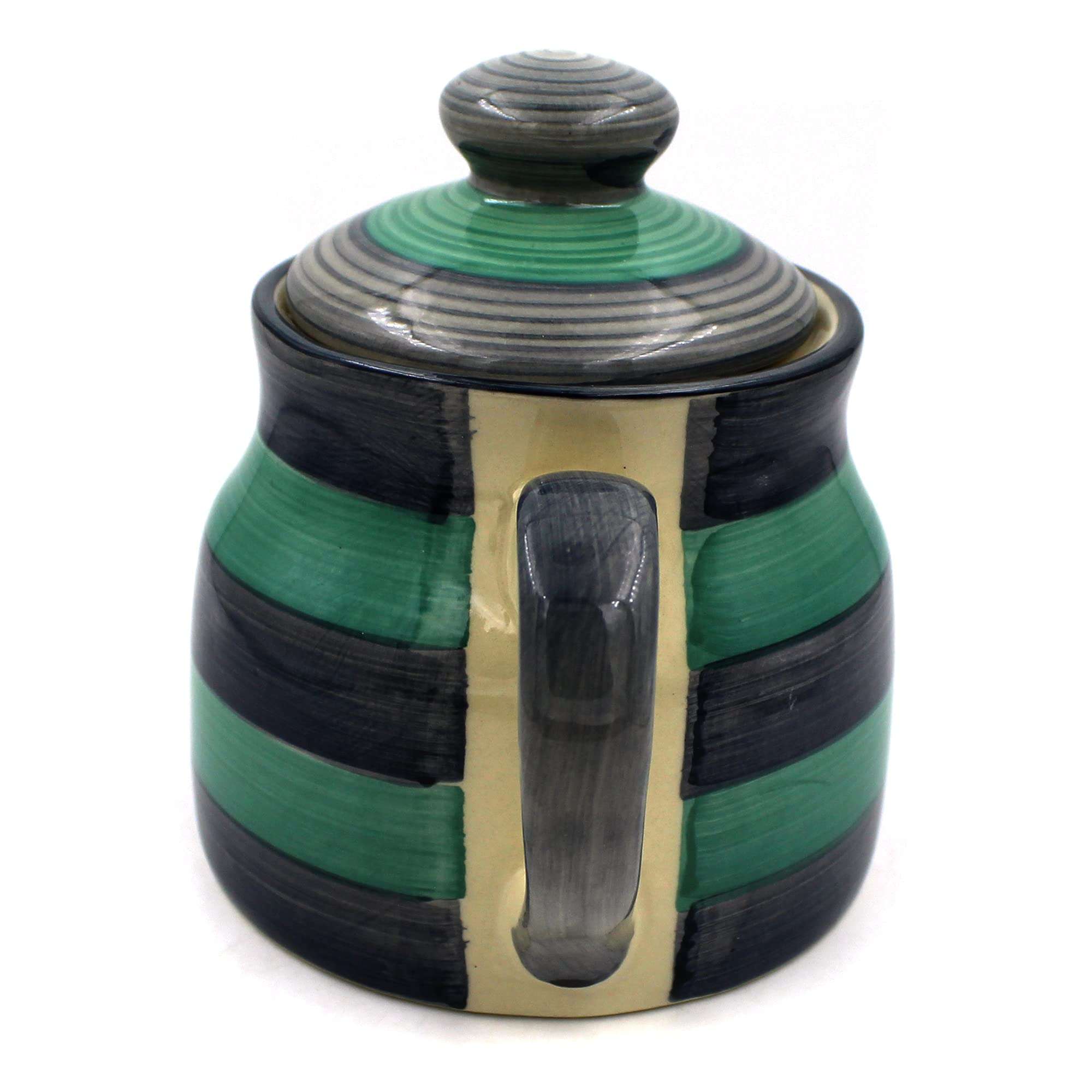 Potzo Urban Teapot, 450ML, Stoneware Handmade Ceramic Product (Sea Green) 3