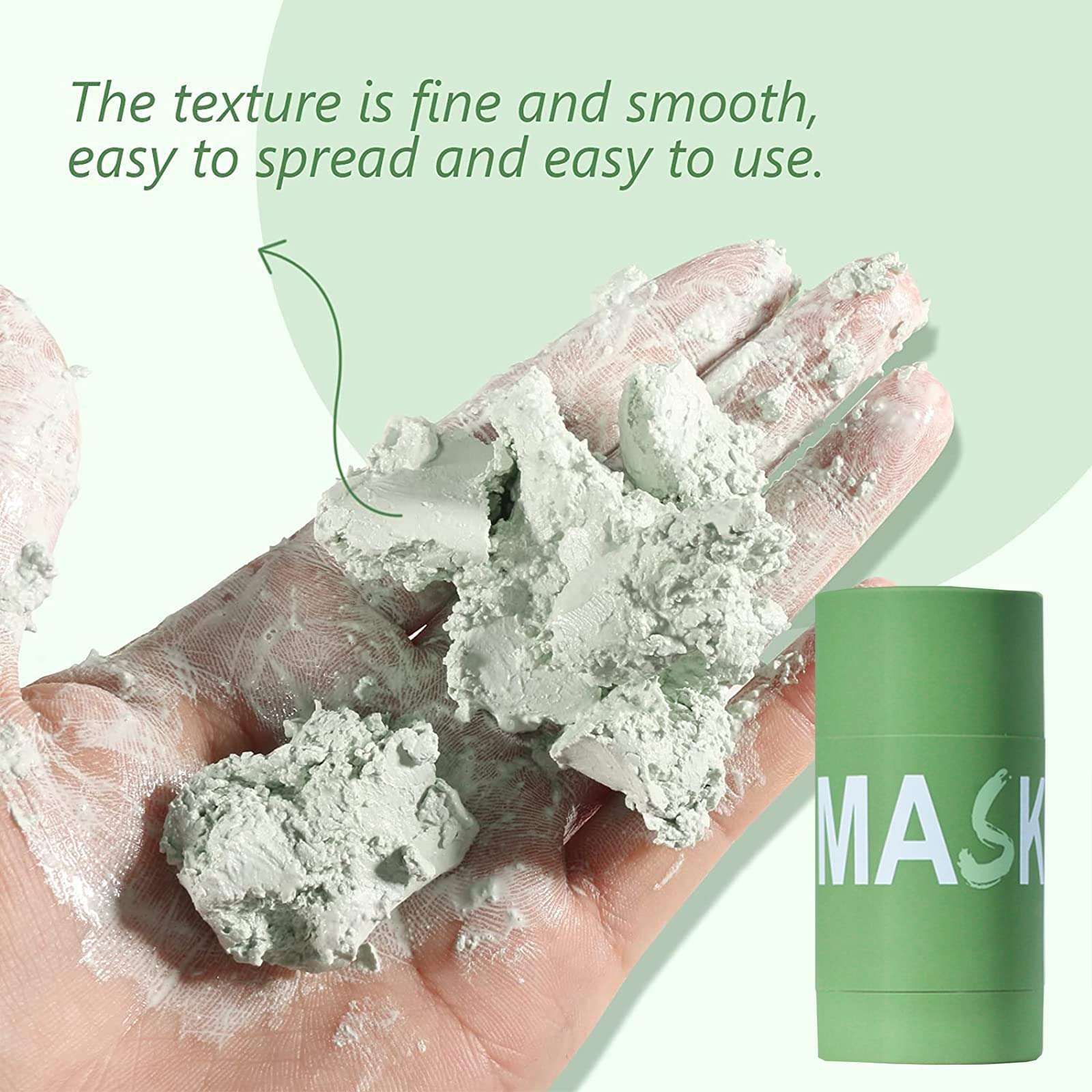 Elimizu Green Tea Mask, Elimizu Poreless Deep Cleanse Green Tea Mask, Elimizu Deep Cleanse Green Tea Mask Stick, Moisturizing Oil Control Remove Blackheads (1) 6