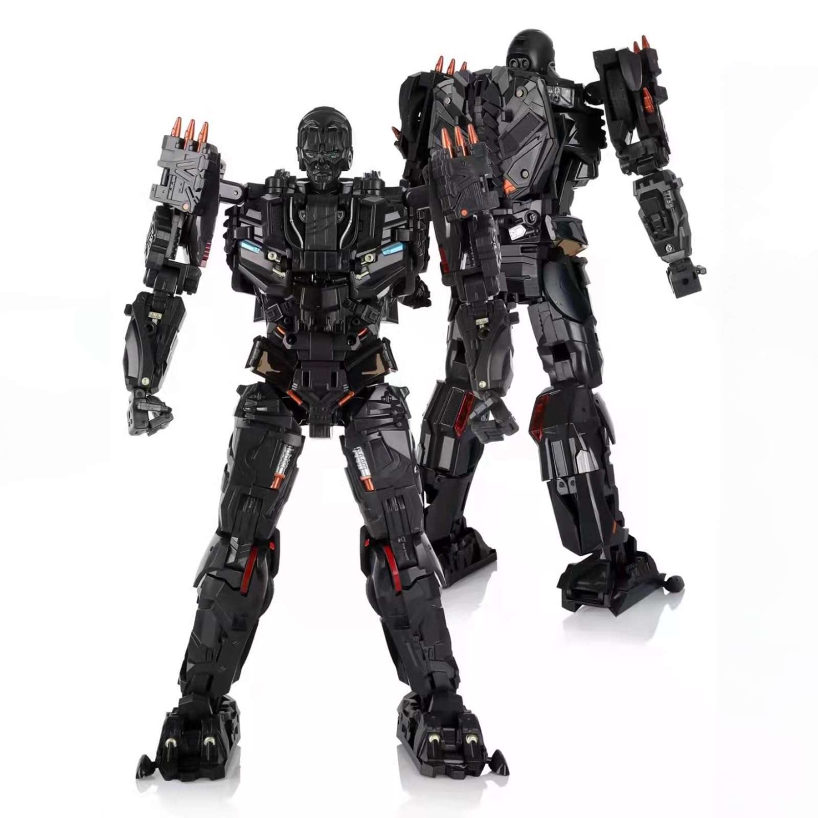 GERYNS Transformation Toy Action Figure Sportscar Deformable Robot 9.5-inch with 2 Dogs for Adults Kids 4