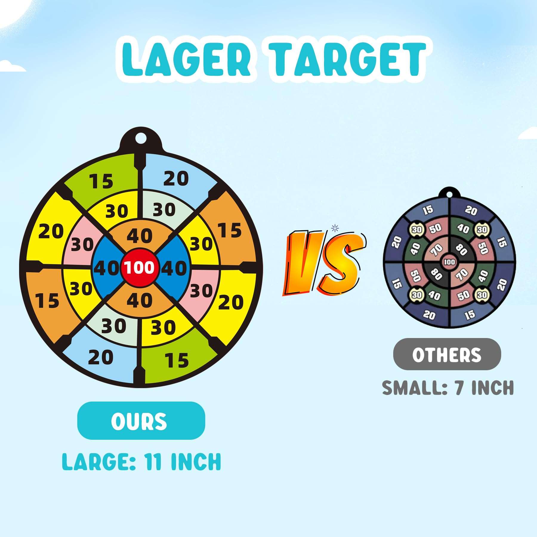 AUKSKY 2 Pack Bow and Arrow for Kids Toys - Archery Set with 20 Suction Cup Arrows & 4 Targets,Outdoor Toys Archery Set for Kids Boys & Girls Ages 3-12 Years Old 3