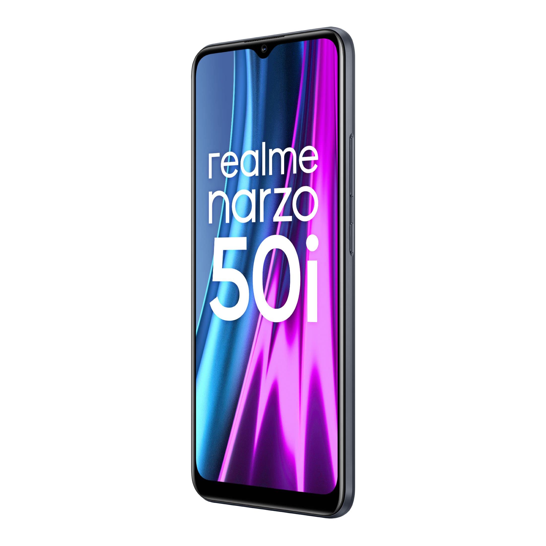 realme narzo 50i (Carbon Black, 4GB RAM+64GB Storage) Octa Core Processor | 6.5" inch Large Display 2