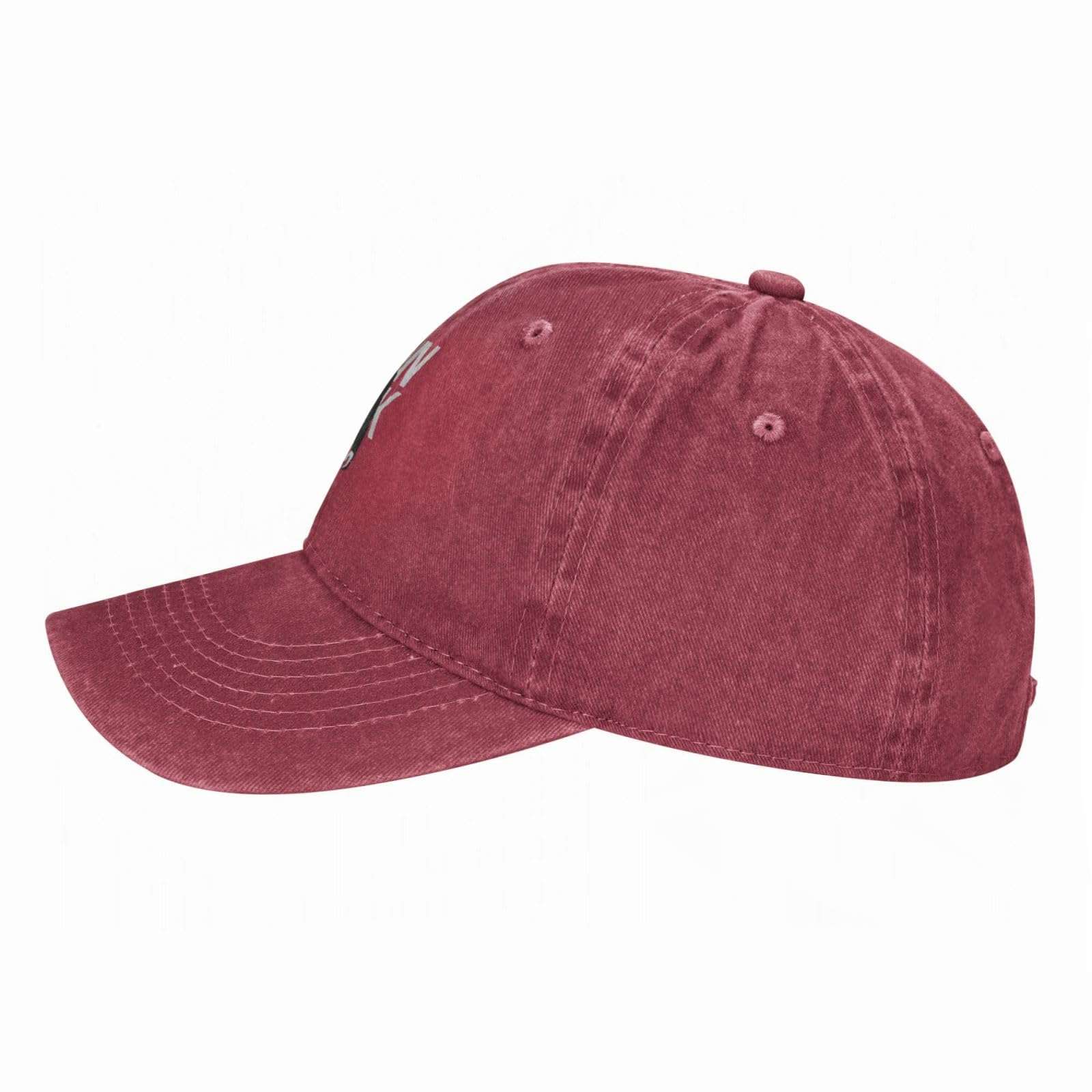 Keanu Reeves Vintage Washed Plain Baseball Cap for Men Women Adjustable Dad Golf Hat Gifts Red 3