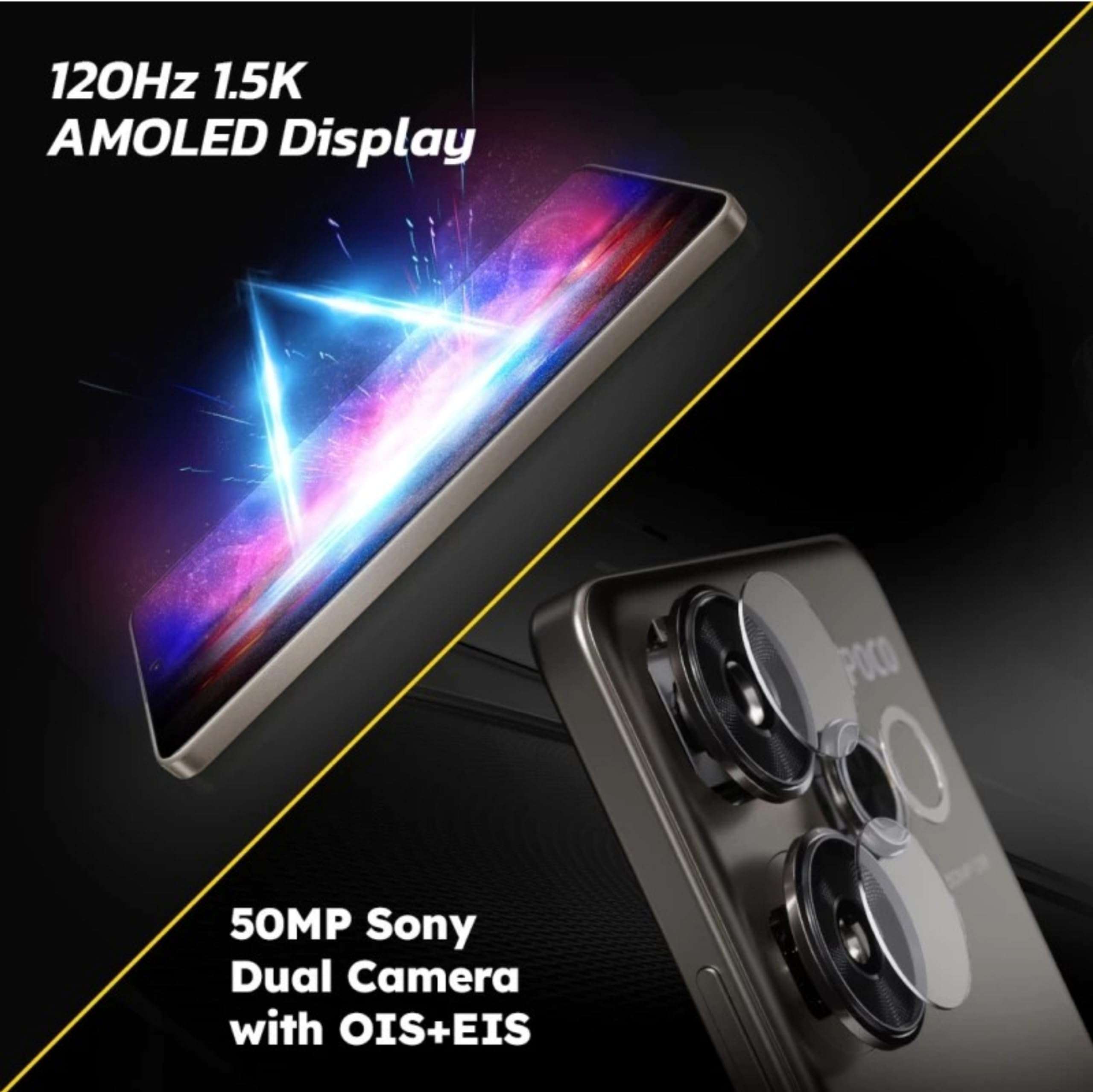 POCO F6 5G (Titanium, 256 GB) (12 GB RAM) 5