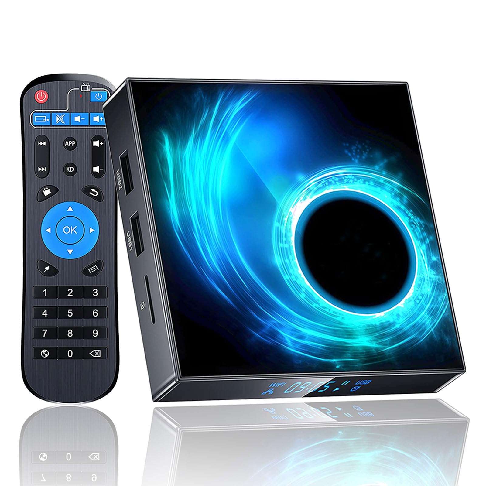 EASYTONE Android 10.0 TV Box Support 2.4G+5G WiFi BT4.0 1