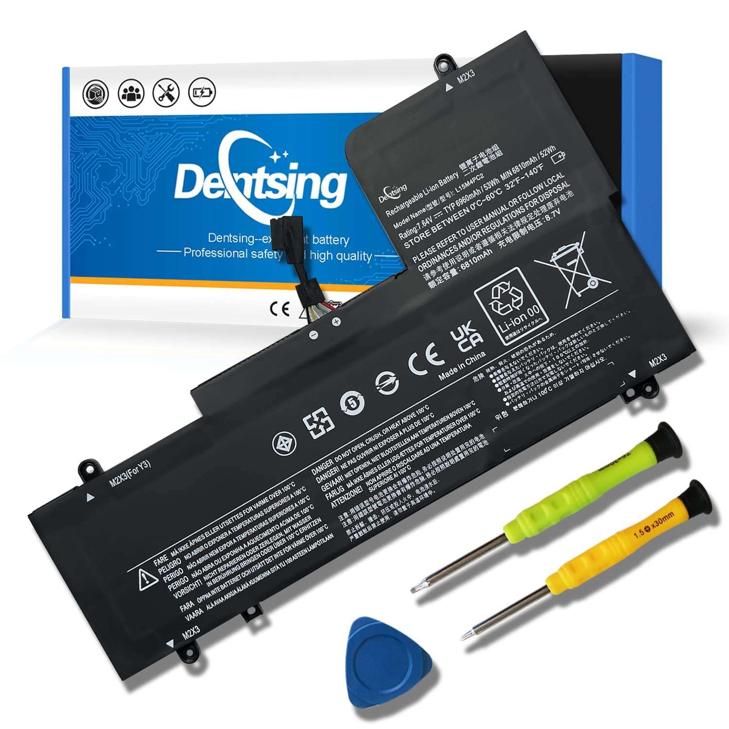 Dentsing L15M4PC2 L15L4PC2 10.8V 7800mAh 85Wh 9-Cell Battery for Lenovo ThinkPad T61, R61, R61i, R400, T400 43R2499 42T4644 42T4531 1