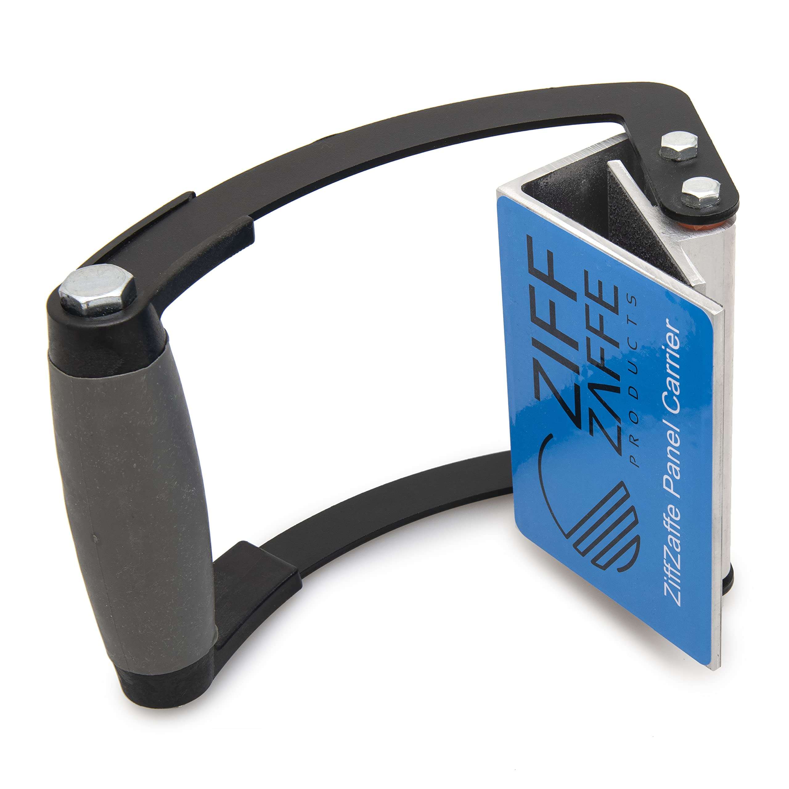 ZiffZaffe Wood Board Carrier Handle - Heavy Duty Robust Plywood, Drywall, Sheetrock Panel Carrying Tool Clamp for Single Hand Lift up to 200 lbs - Complete with Protective Gripper Gloves 6