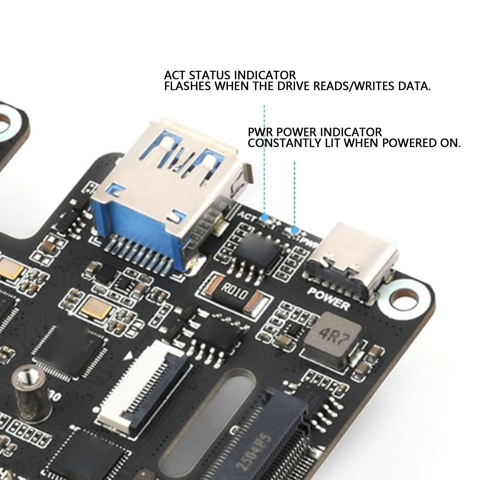 Denash PCIe to USB 3.2 Expansion Card,Gen1 2.5G ETH M.2 NVMe Adapter for NVMe Protocol,M.2 SSD Converter Expands with 2ch USB 3.2 Ports & 2ch Ethernet Ports 6